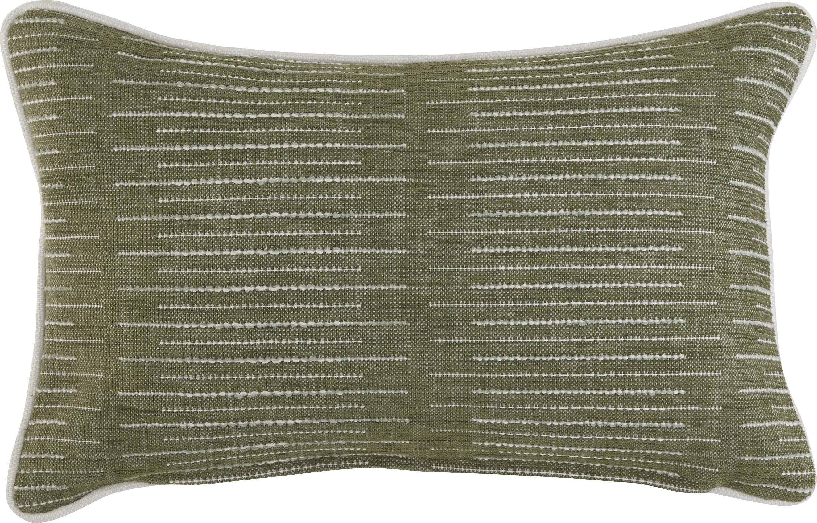 Shadbolt Fatigue Green Indoor/Outdoor Kidney Pillow - Thumbnail - Image 1