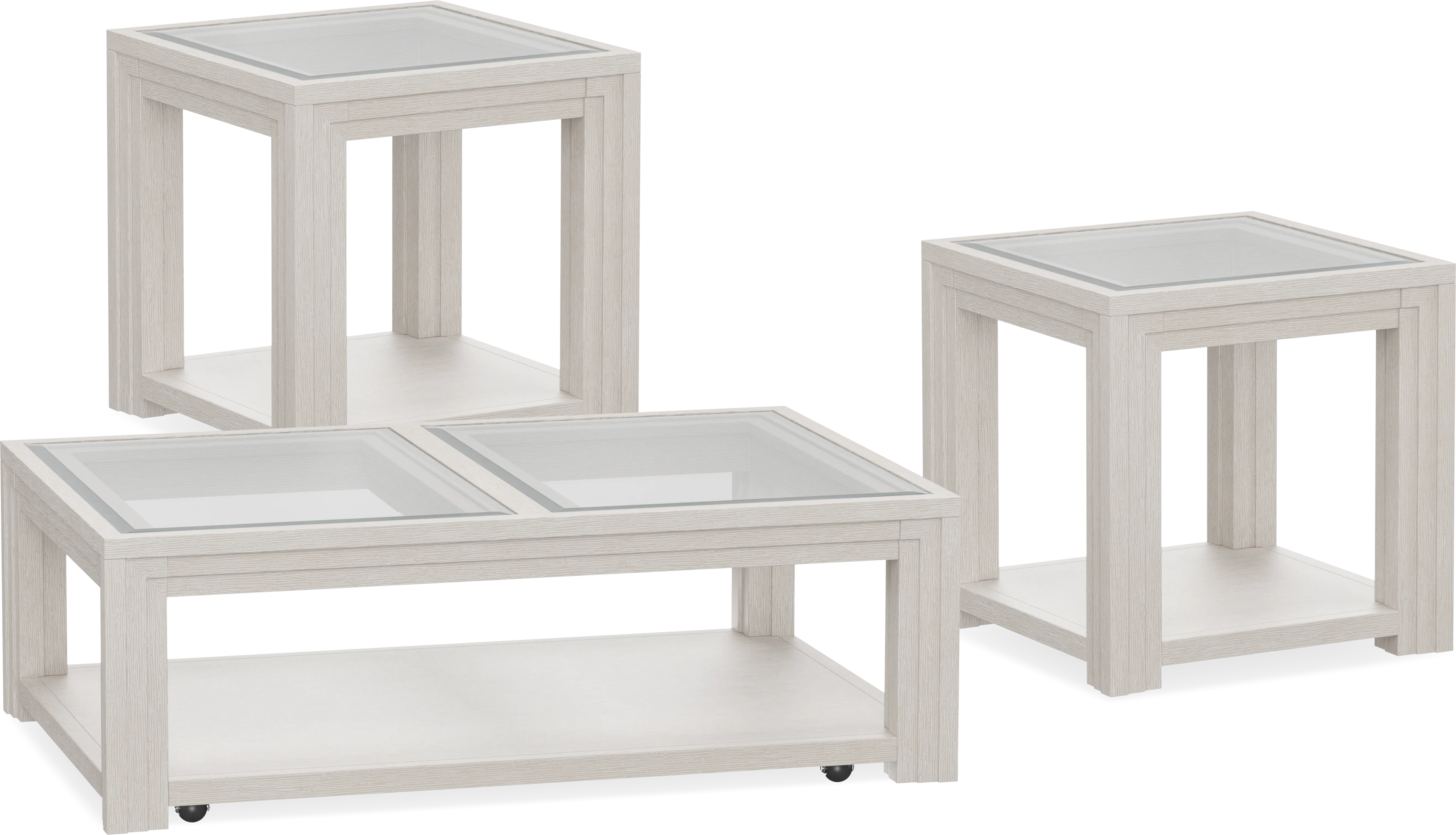 Beachside Walk White Slipcover 8 Pc Living Room - Thumbnail - Image 2
