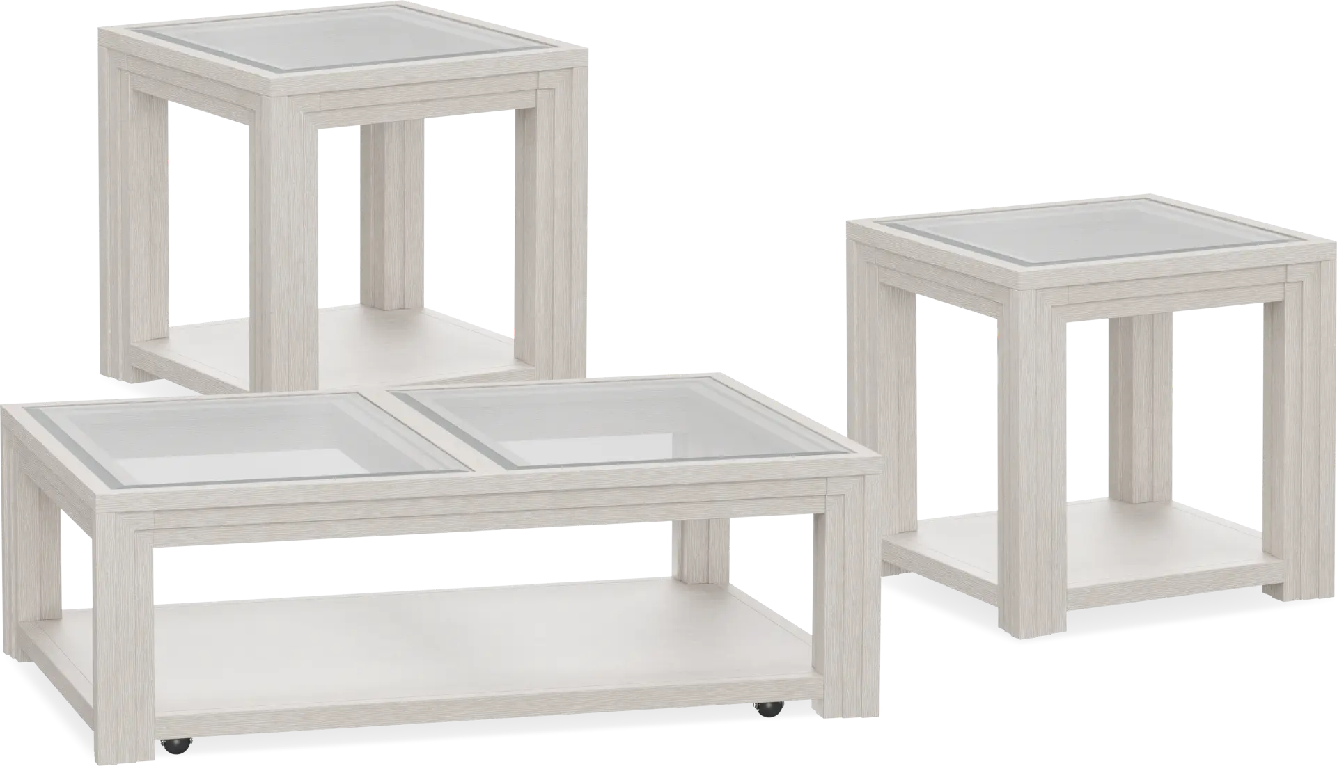 Royal Park Ivory 3 Pc Table Set
