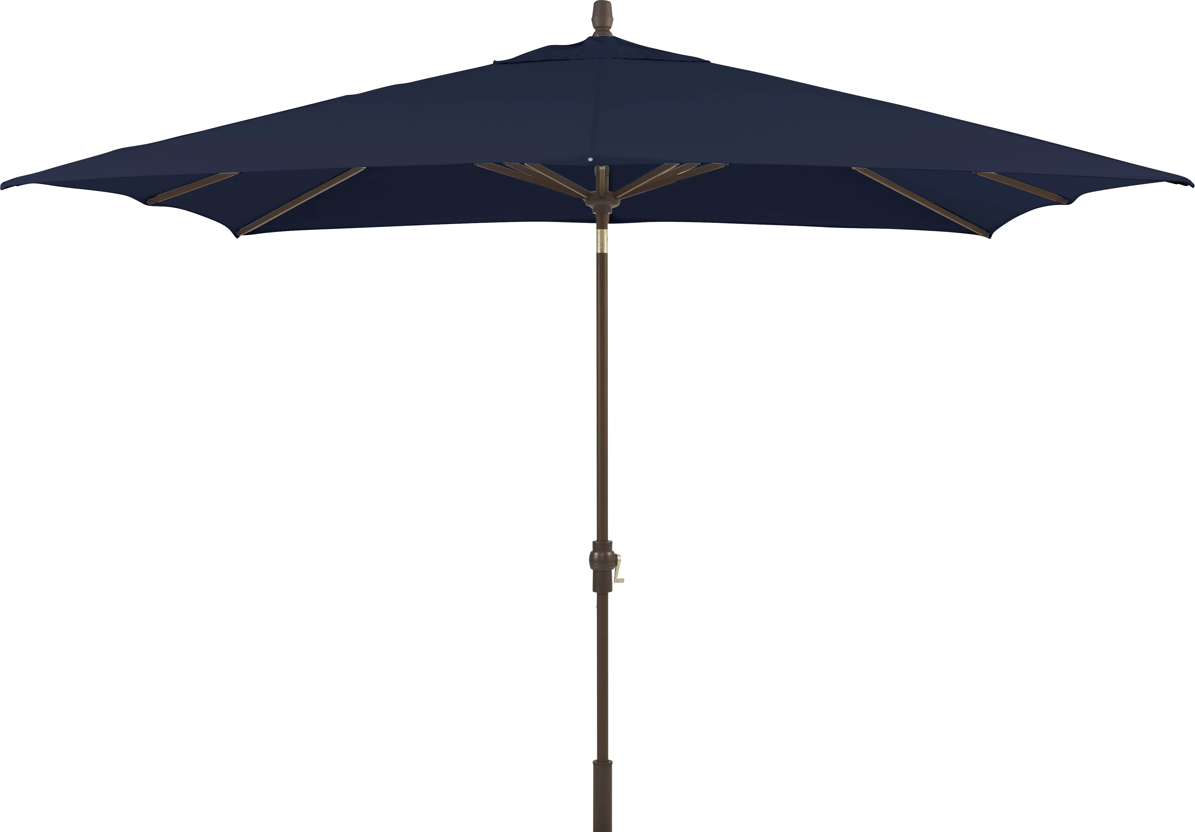 Seaport 8 x 10 Rectangle Navy Outdoor Umbrella - Thumbnail - Image 1