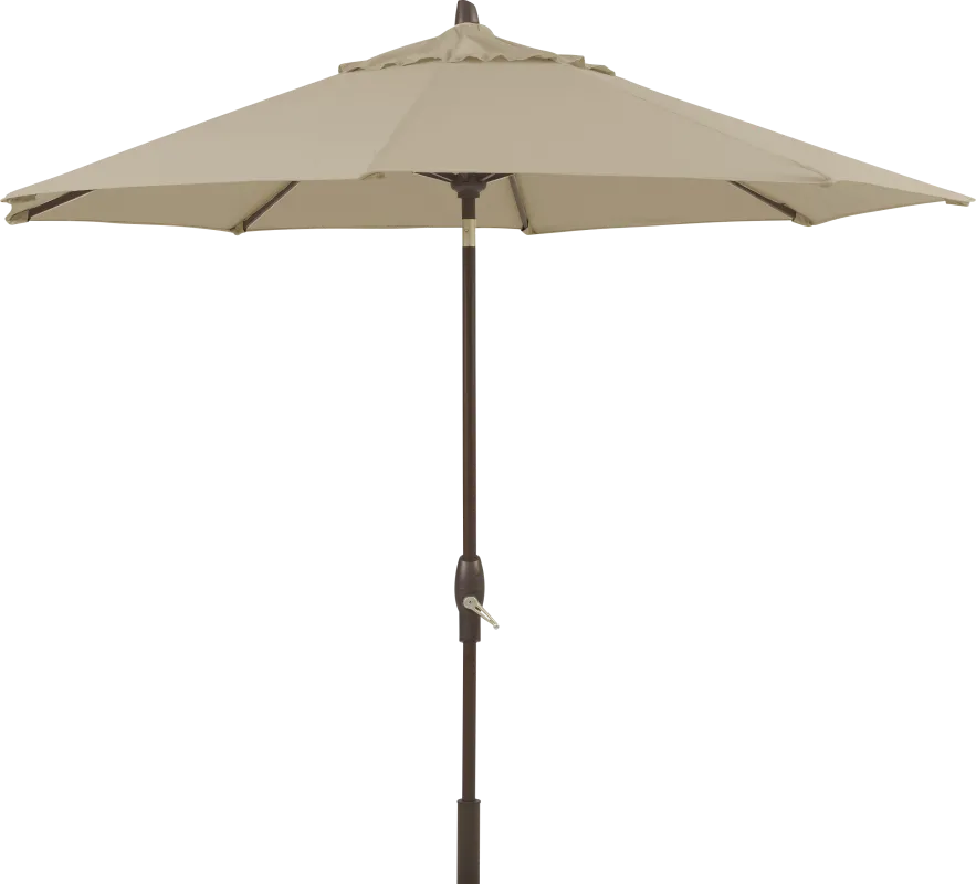 Seaport 9' Octagon Flax Outdoor Umbrella