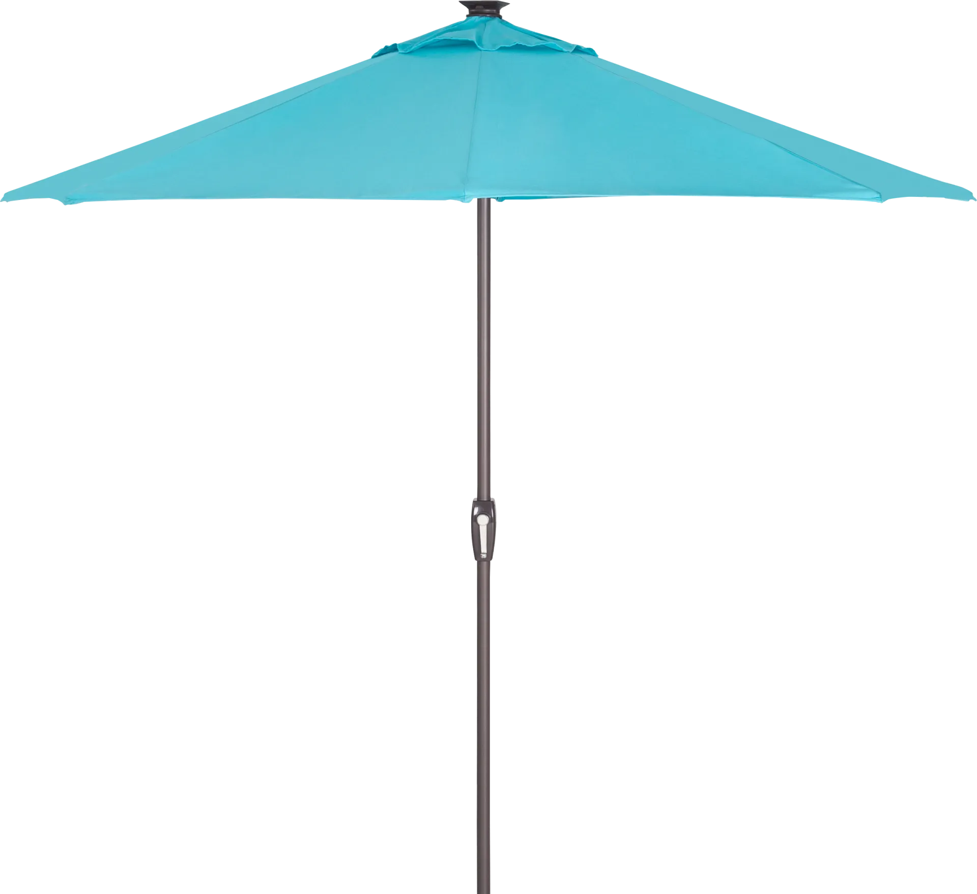Della Luna Bronze Finish 9' Octagon Aruba Outdoor Lighted Umbrella - Image 1