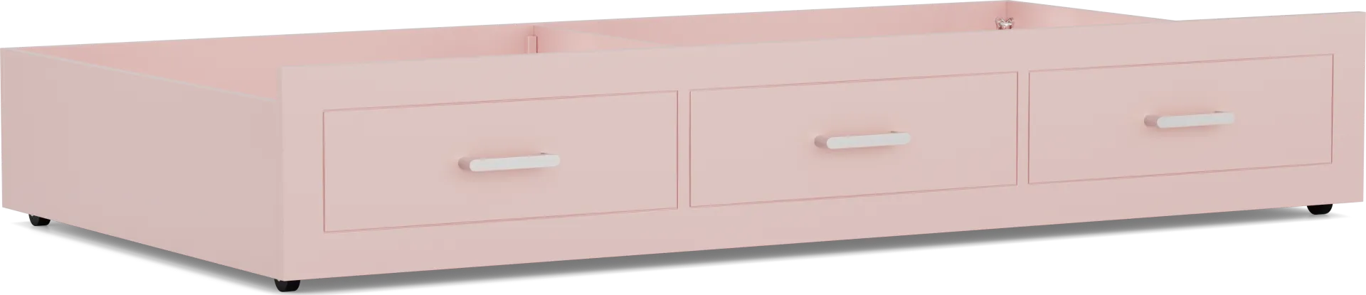 Kids Modern Colors Pink Twin Storage Trundle