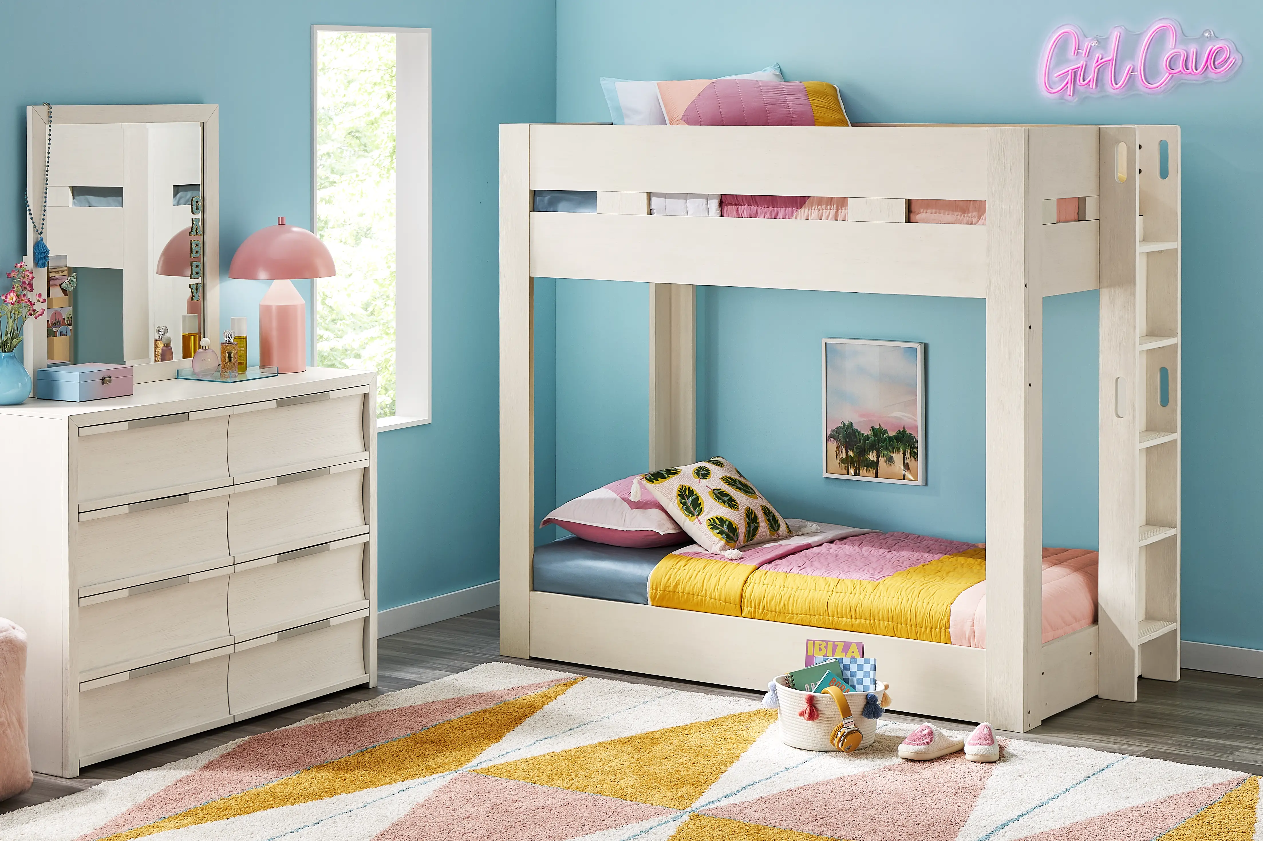 Kids Sierra Summit Linen Twin/Twin Bunk Bed - Thumbnail - Image 2