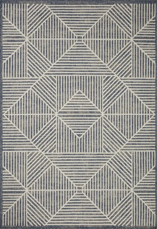 Fieldstone Denim 7'10 x 10'10 Indoor/Outdoor Rug