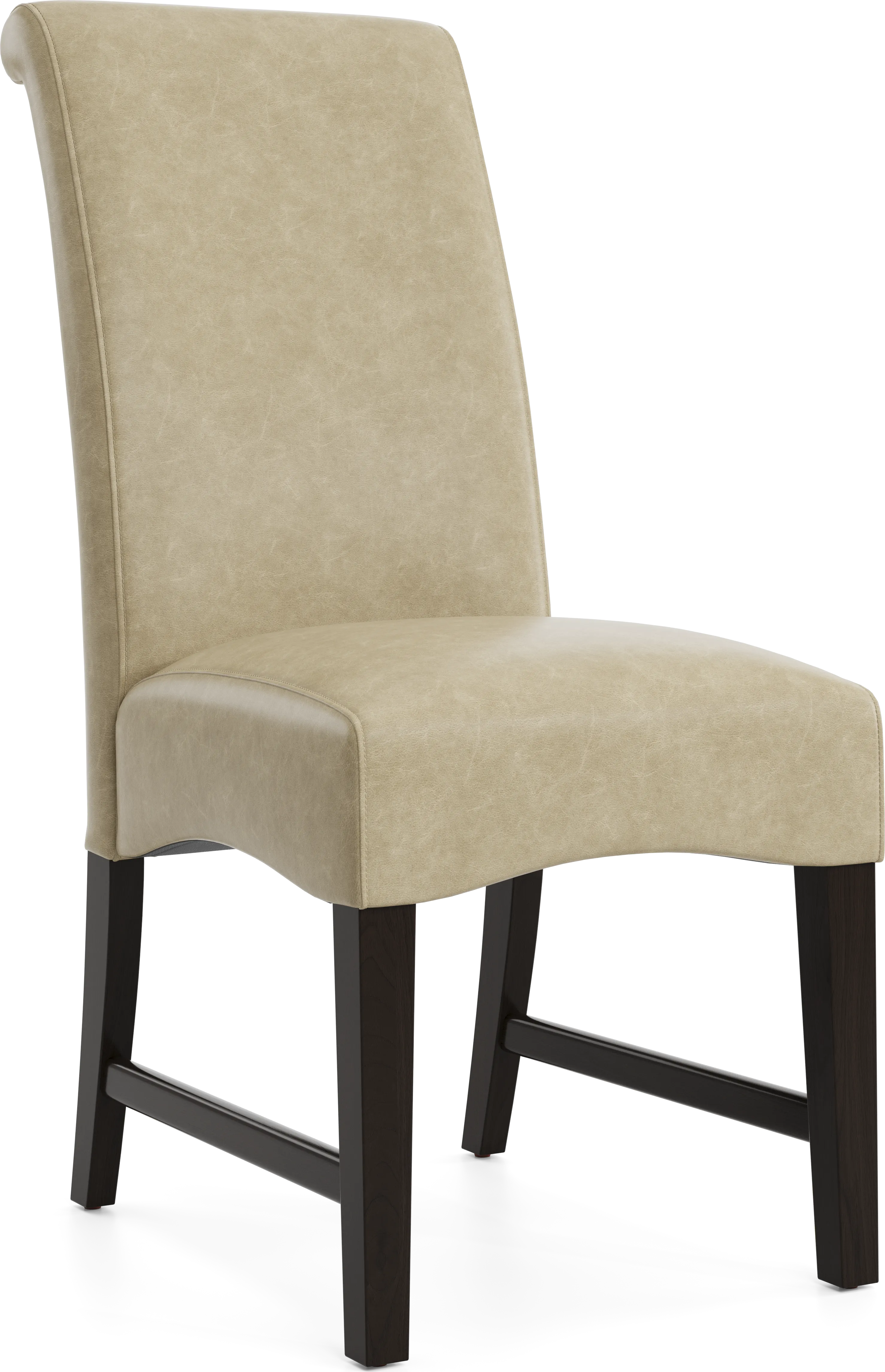 Watercolor Champagne Upholstered Side Chair - Thumbnail - Image 1