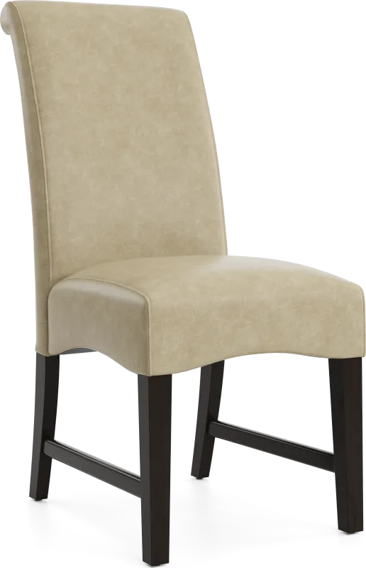 Watercolor Champagne Upholstered Side Chair