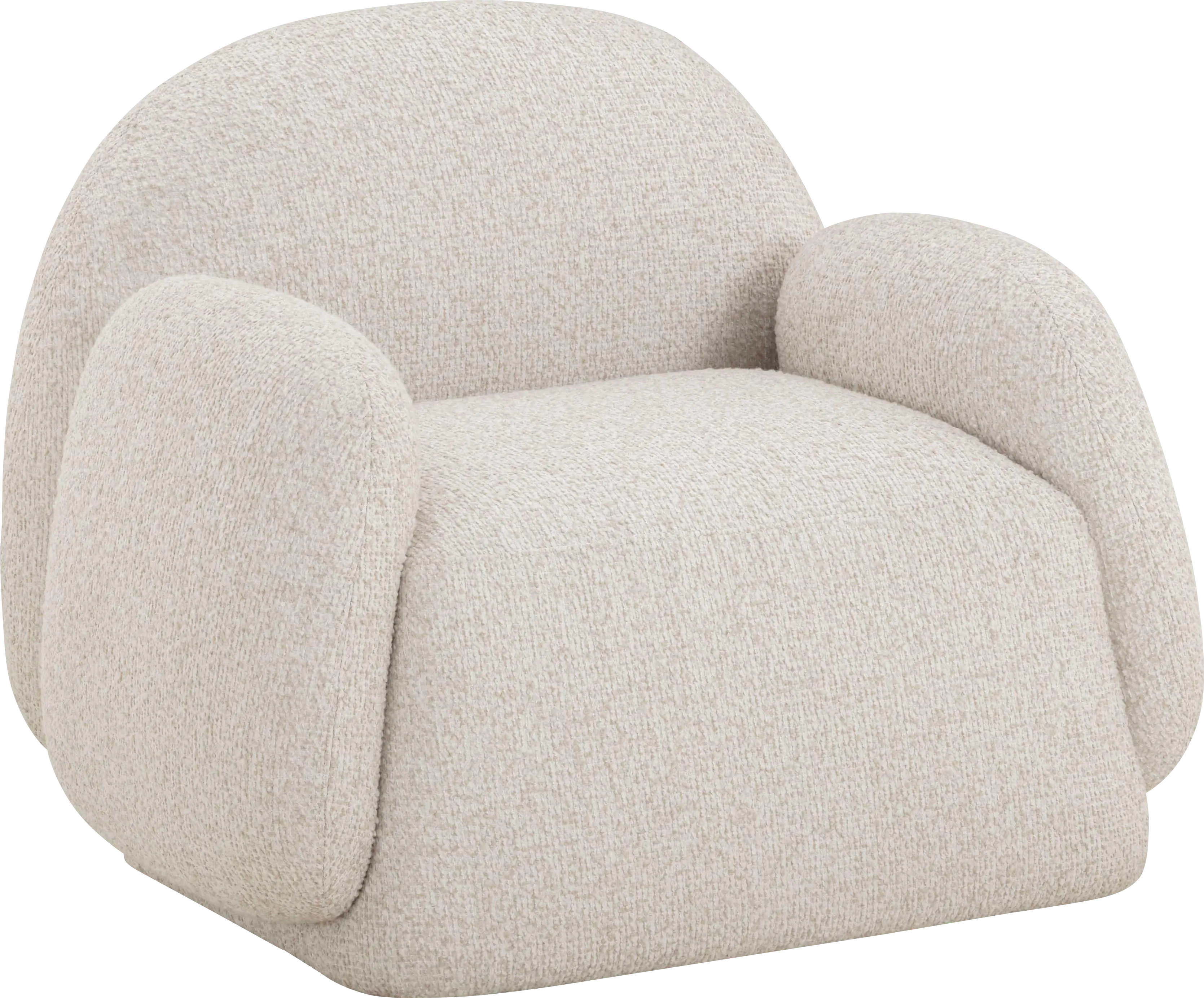 Mihr Cream Accent Chair - Thumbnail - Image 1