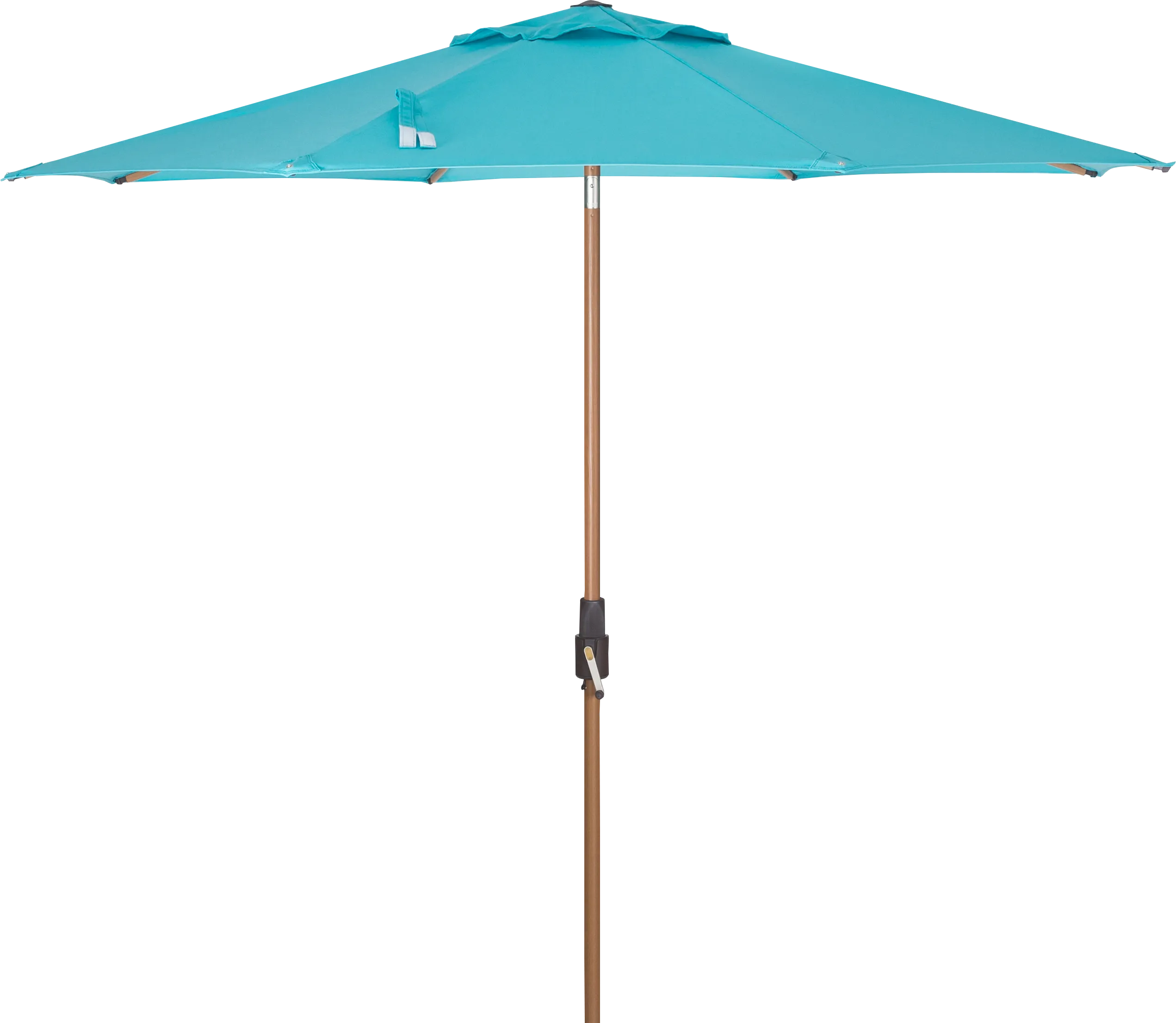 Mission Viejo Natural Finish 9' Octagon Aruba Outdoor Umbrella - Thumbnail - Image 1