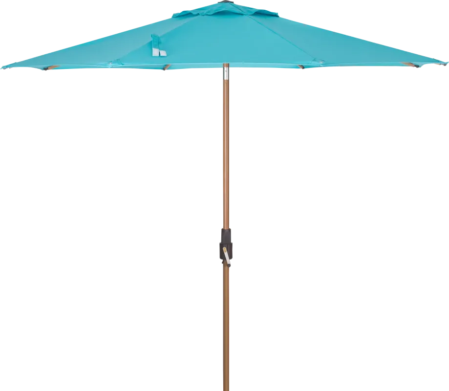 Mission Viejo Natural Finish 9' Octagon Aruba Outdoor Umbrella