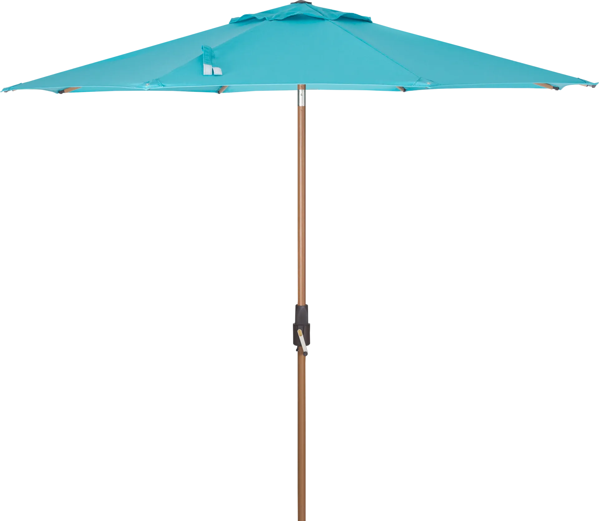 Mission Viejo Natural Finish 9' Octagon Aruba Outdoor Umbrella - Image 1