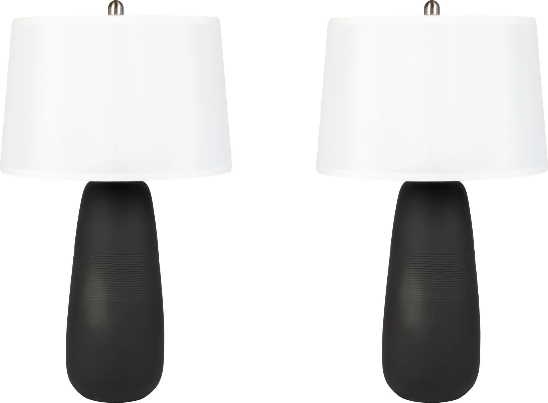 Rylen Black Table Lamp, Set of 2 - Image 1