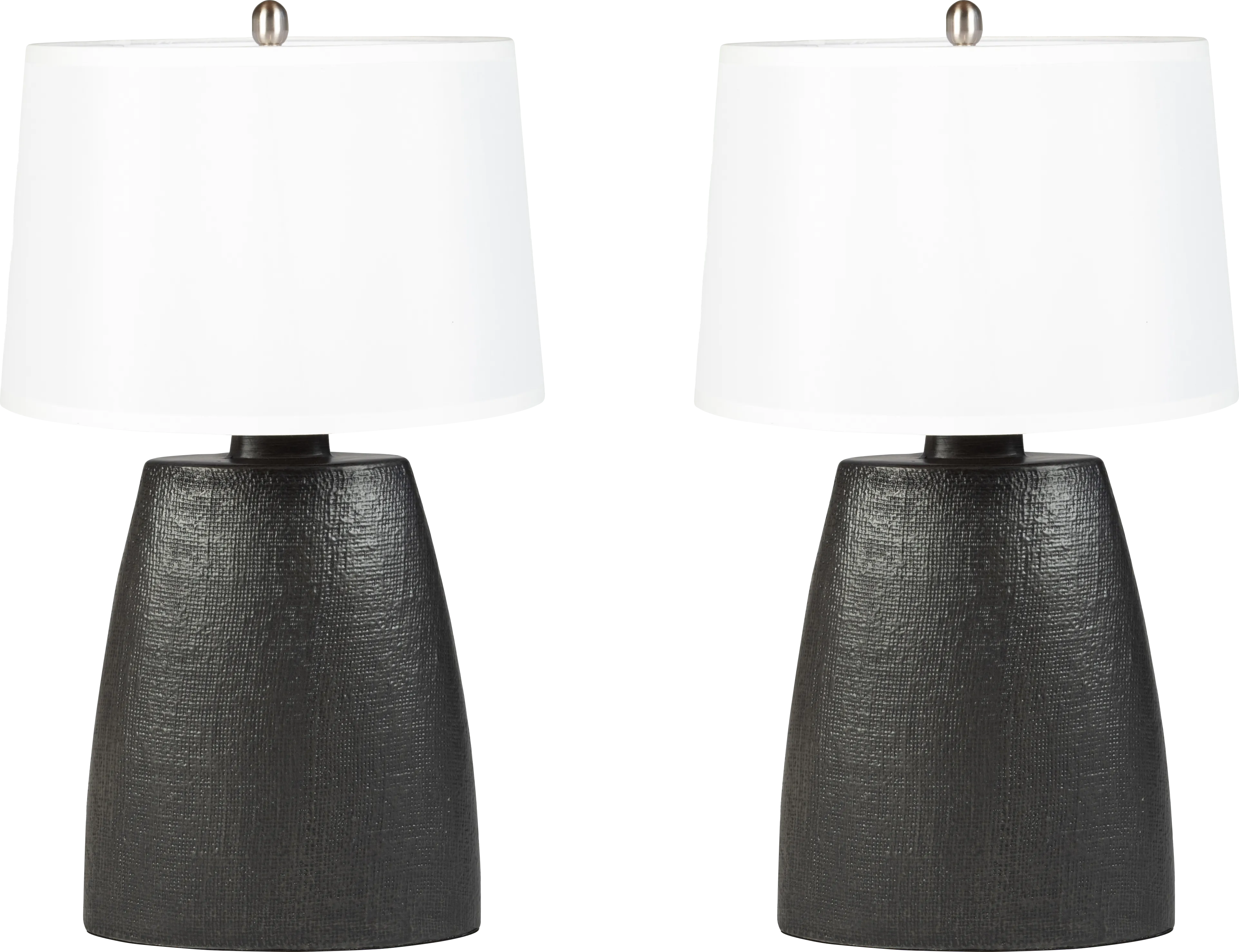 Tylena Black Table Lamp, Set of 2 - Thumbnail - Image 1