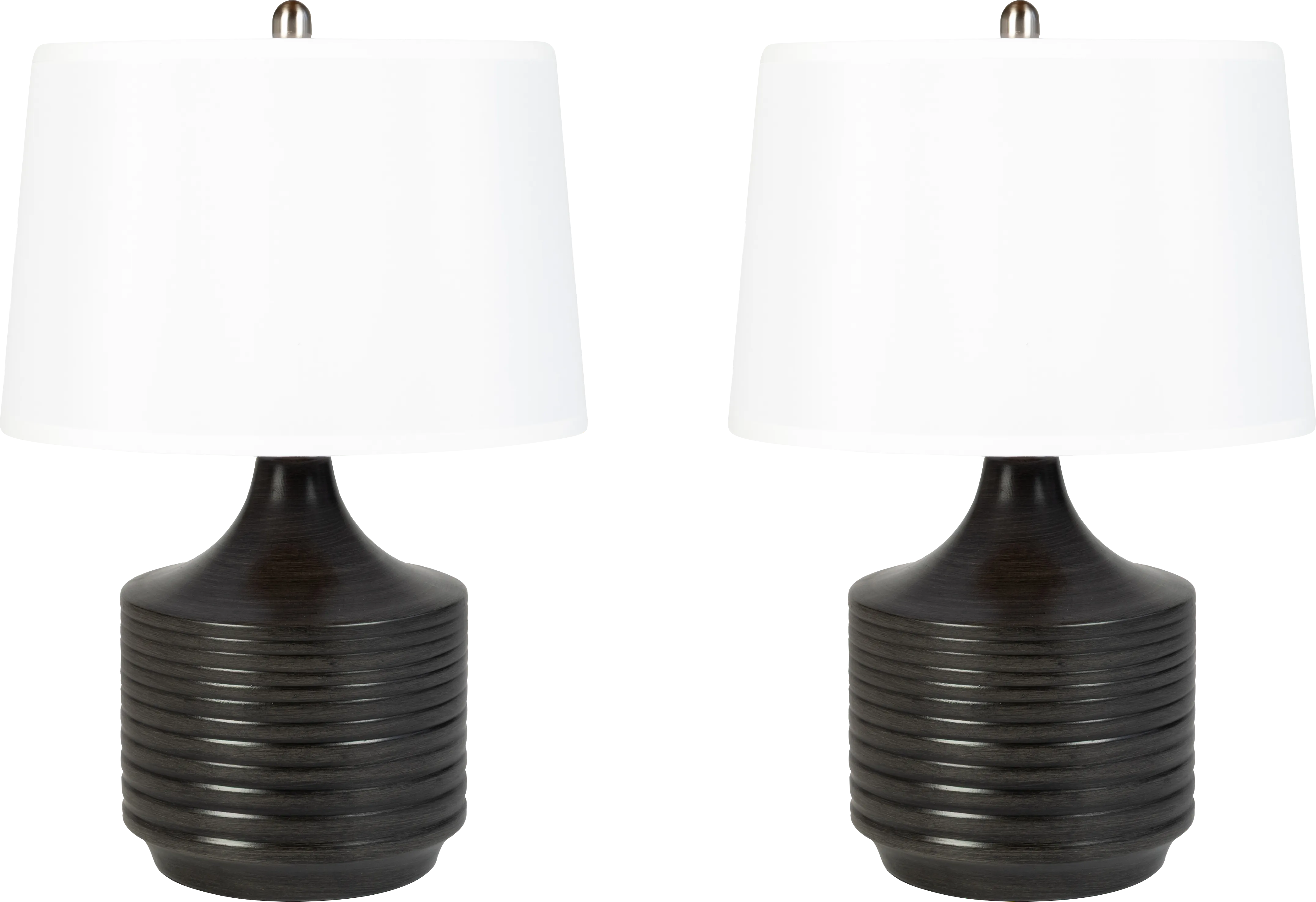 Gaunt Black Table Lamp, Set of 2 - Thumbnail - Image 1