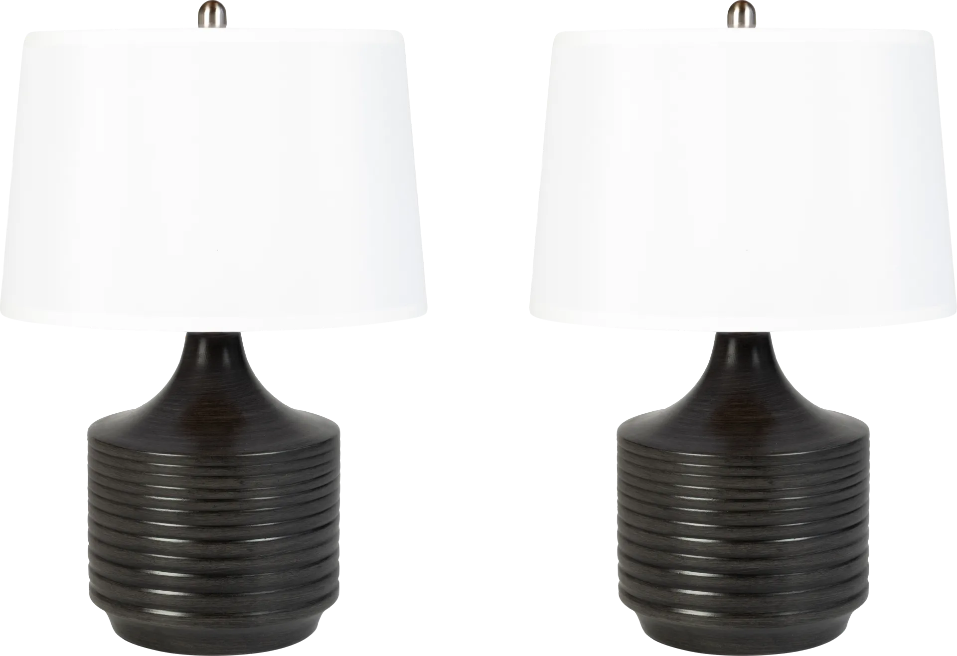 Gaunt Black Table Lamp, Set of 2 - Image 1