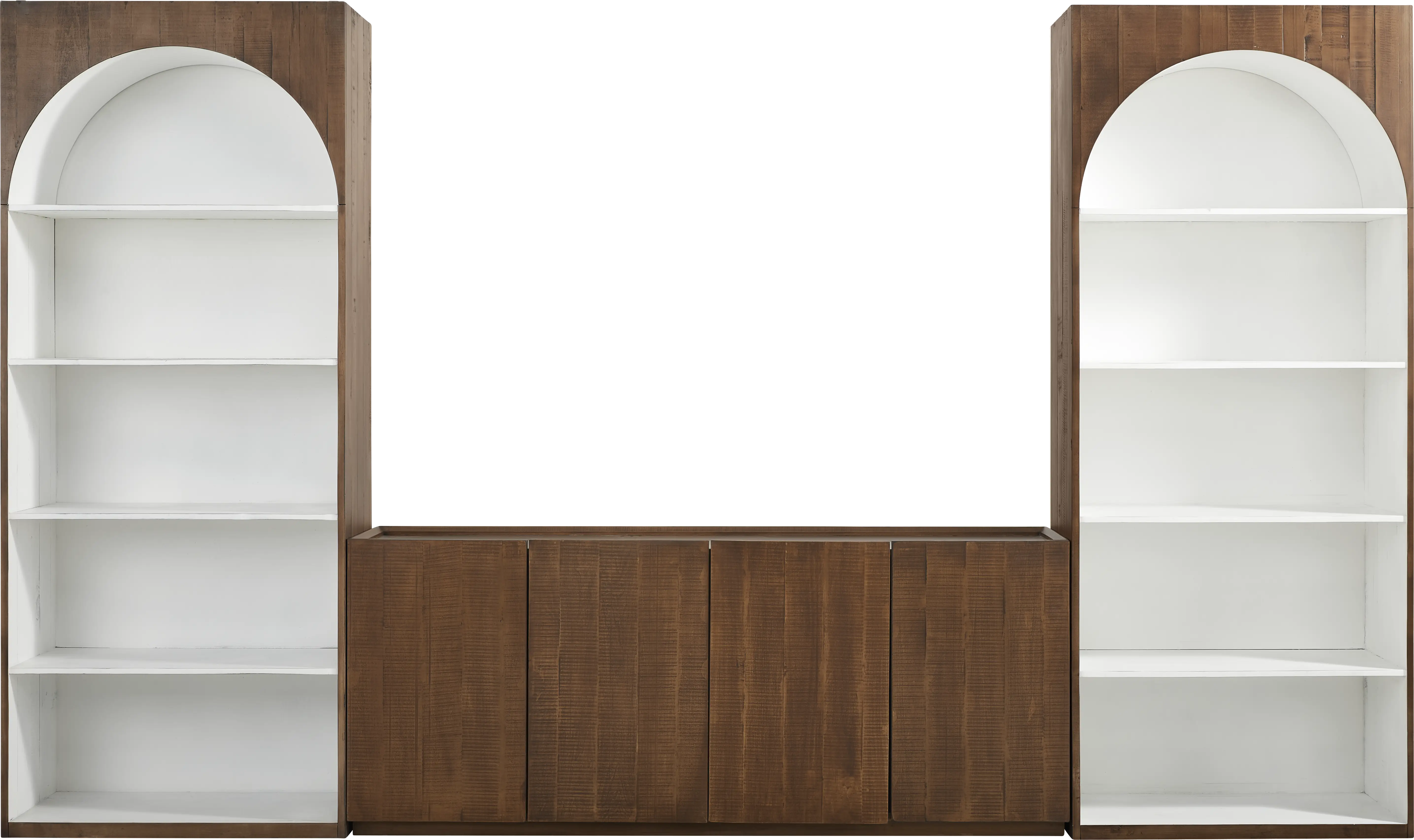 Esmerelda Brown 3 Pc Wall Unit - Thumbnail - Image 1