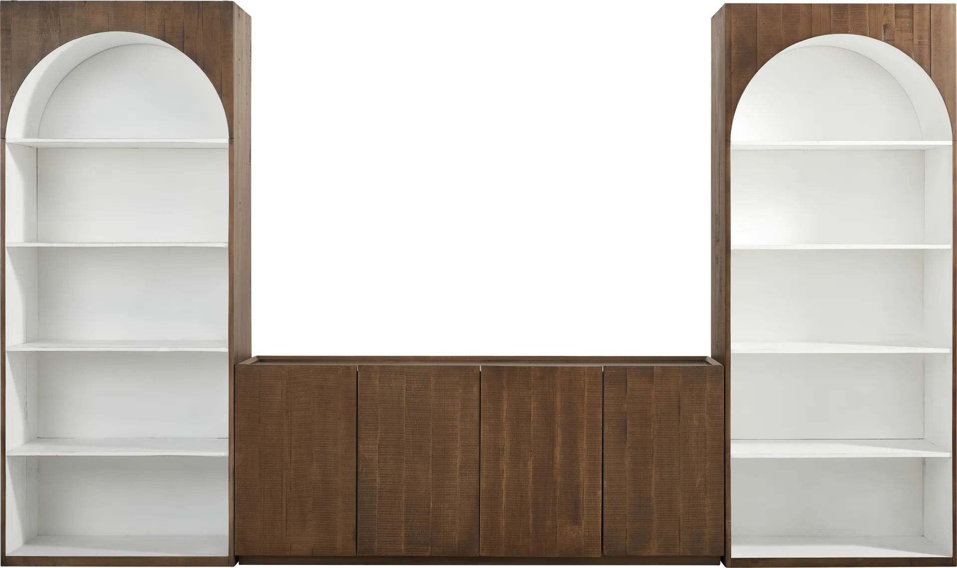 Esmerelda Brown 3 Pc Wall Unit - Image 1