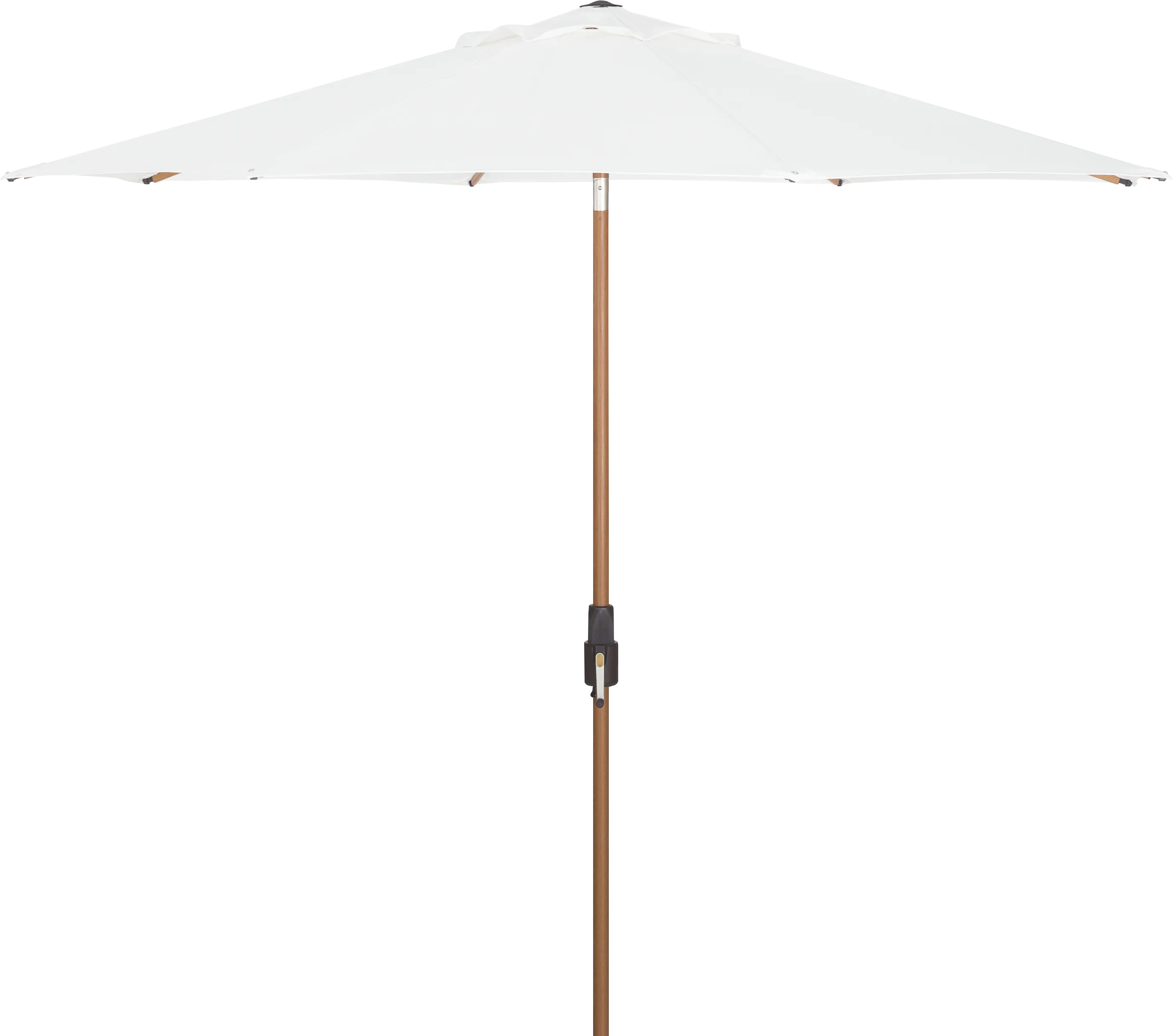 Mission Viejo Natural Finish 9' Octagon Natural Outdoor Umbrella - Thumbnail - Image 1
