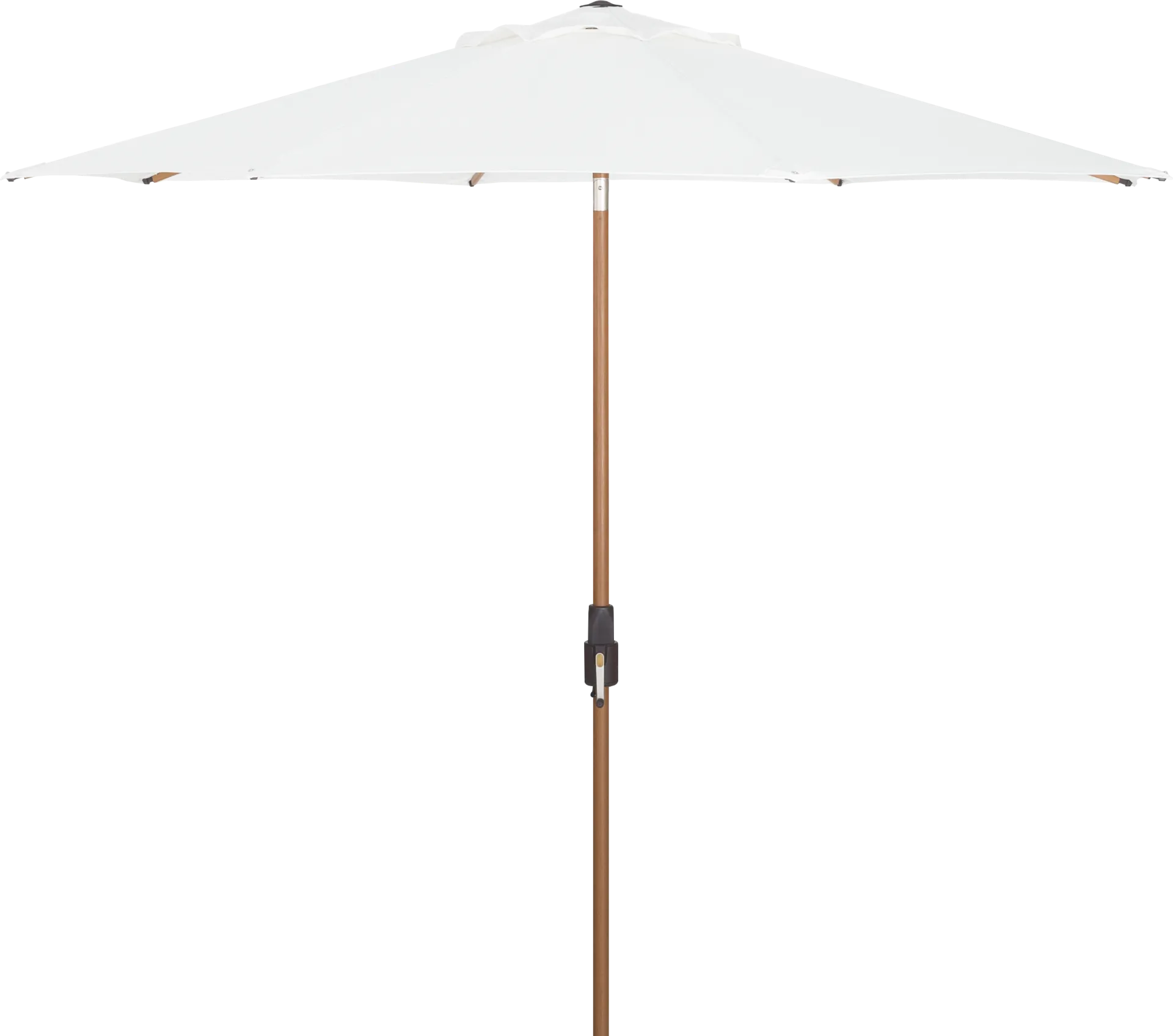 Mission Viejo Natural Finish 9' Octagon Natural Outdoor Umbrella - Image 1