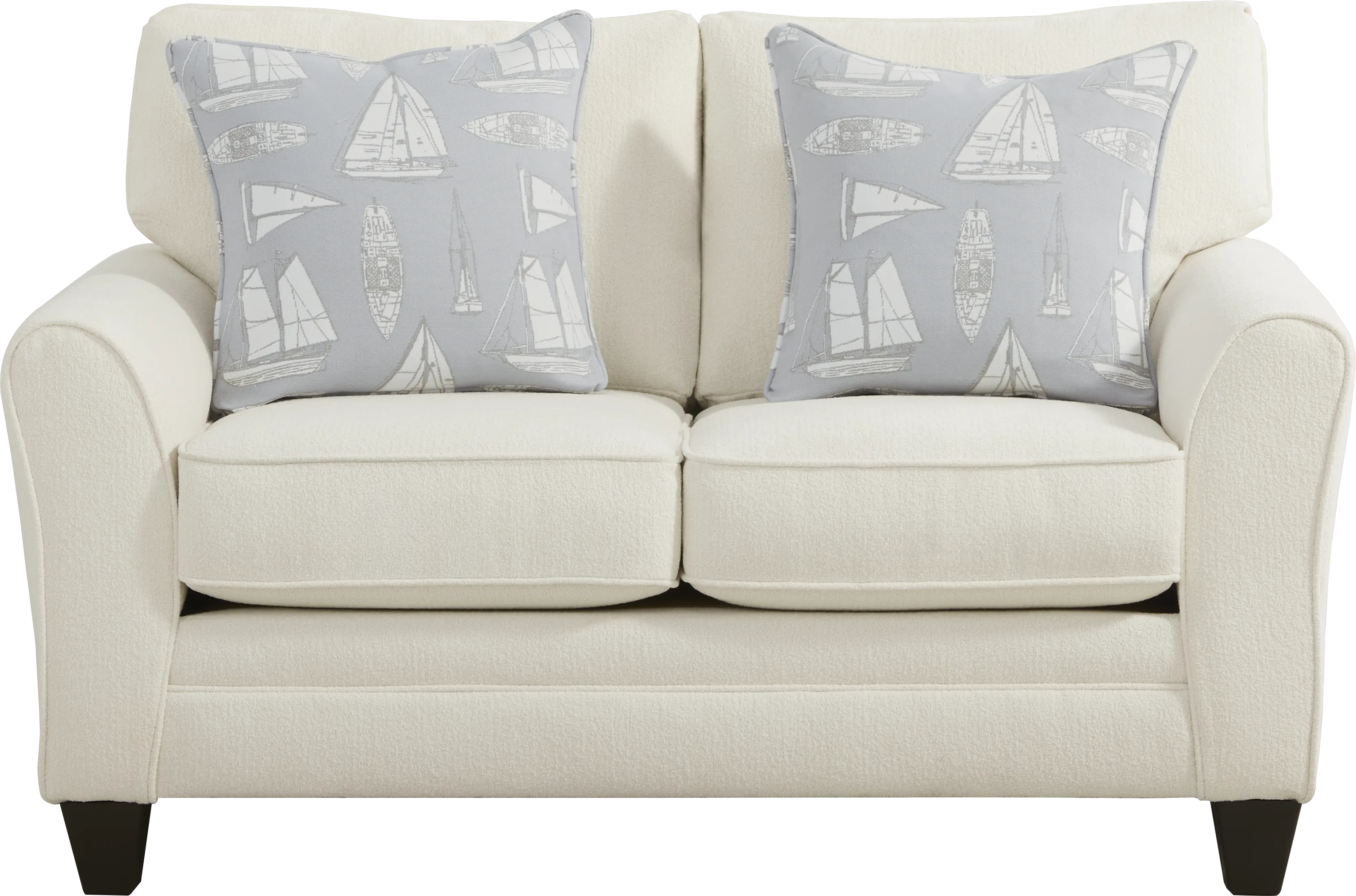 Eleanor White Loveseat - Thumbnail - Image 1