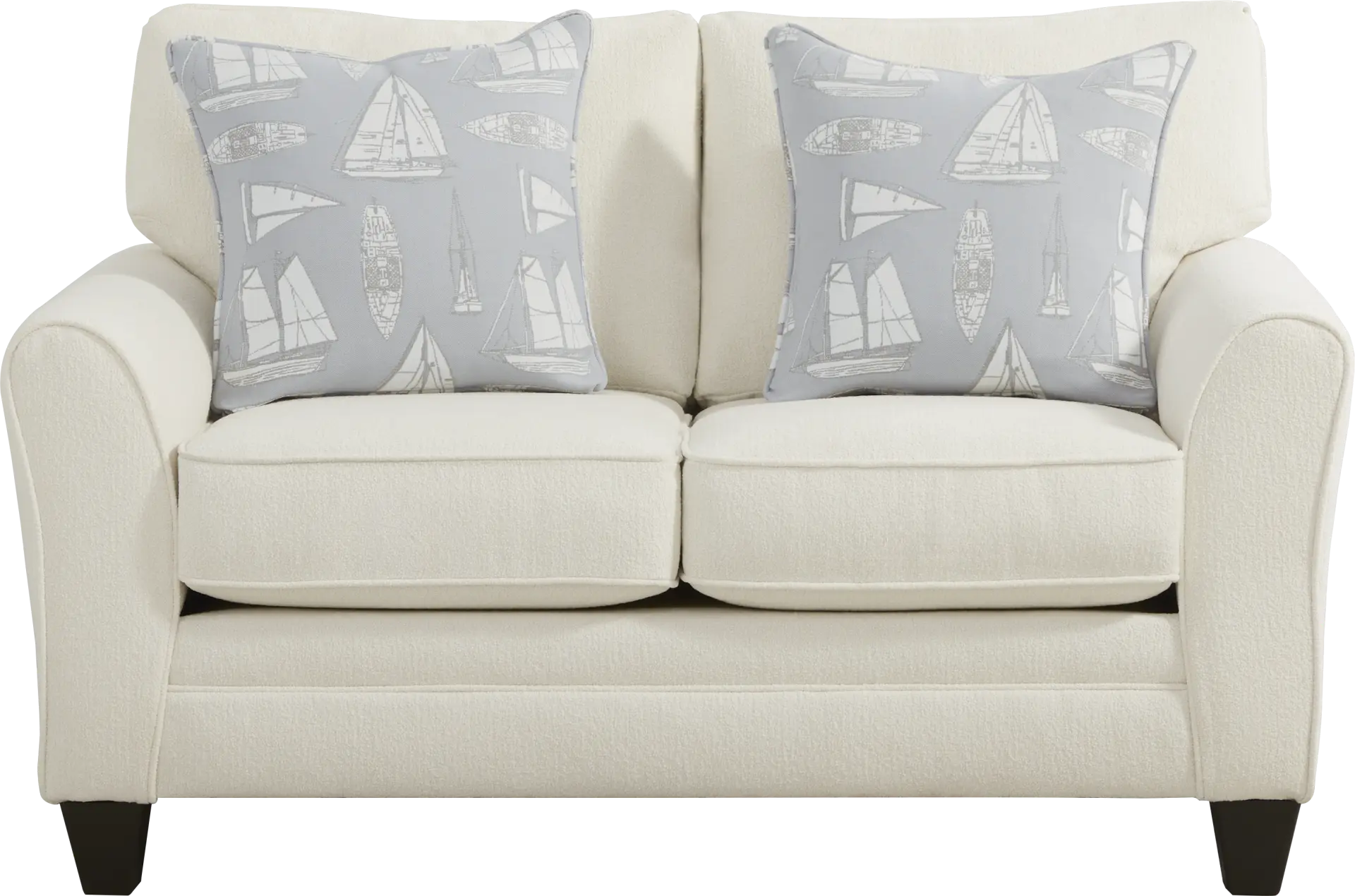 Eleanor White Loveseat