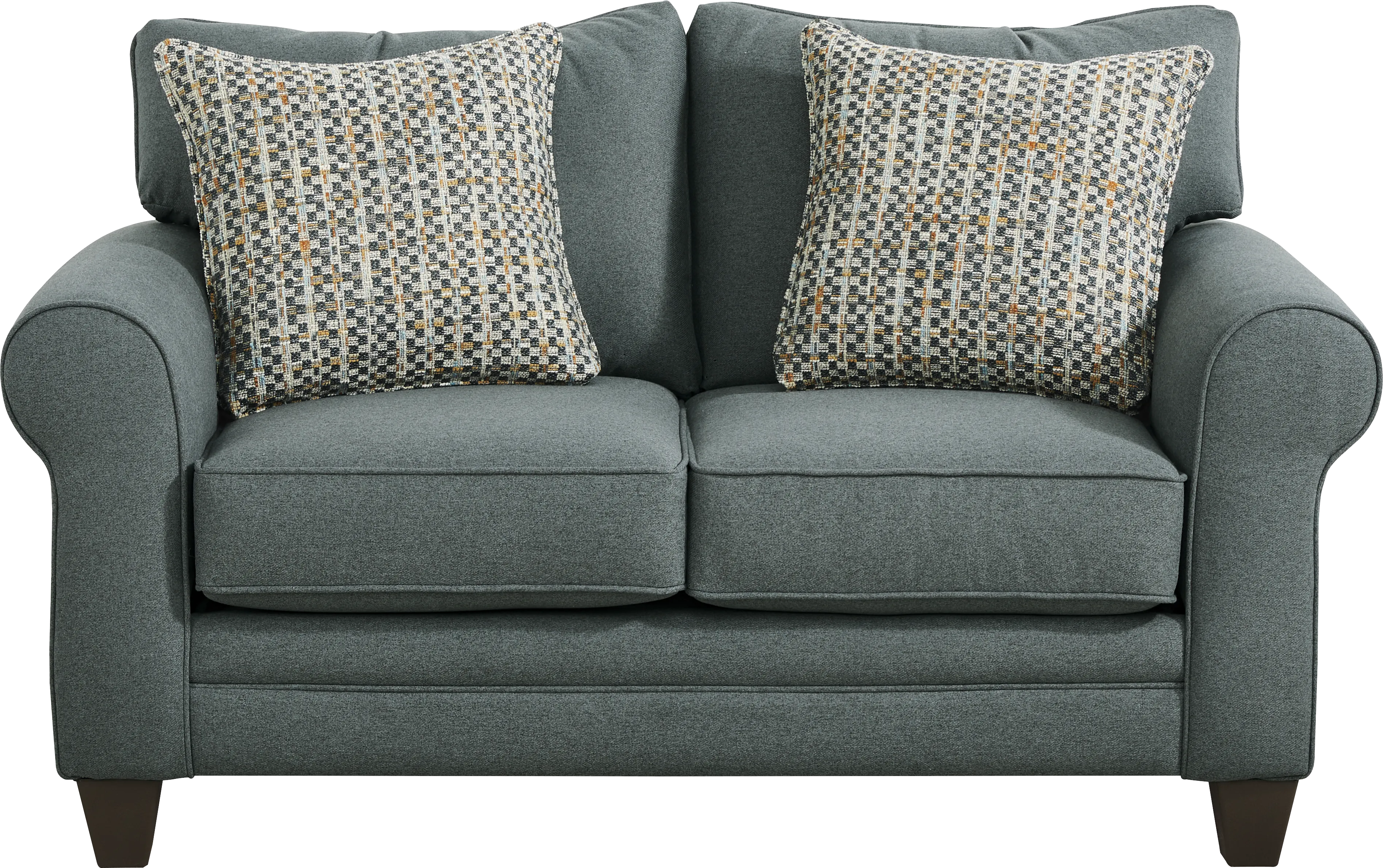 Berenice Slate Blue 2 Pc Living Room - Thumbnail - Image 3