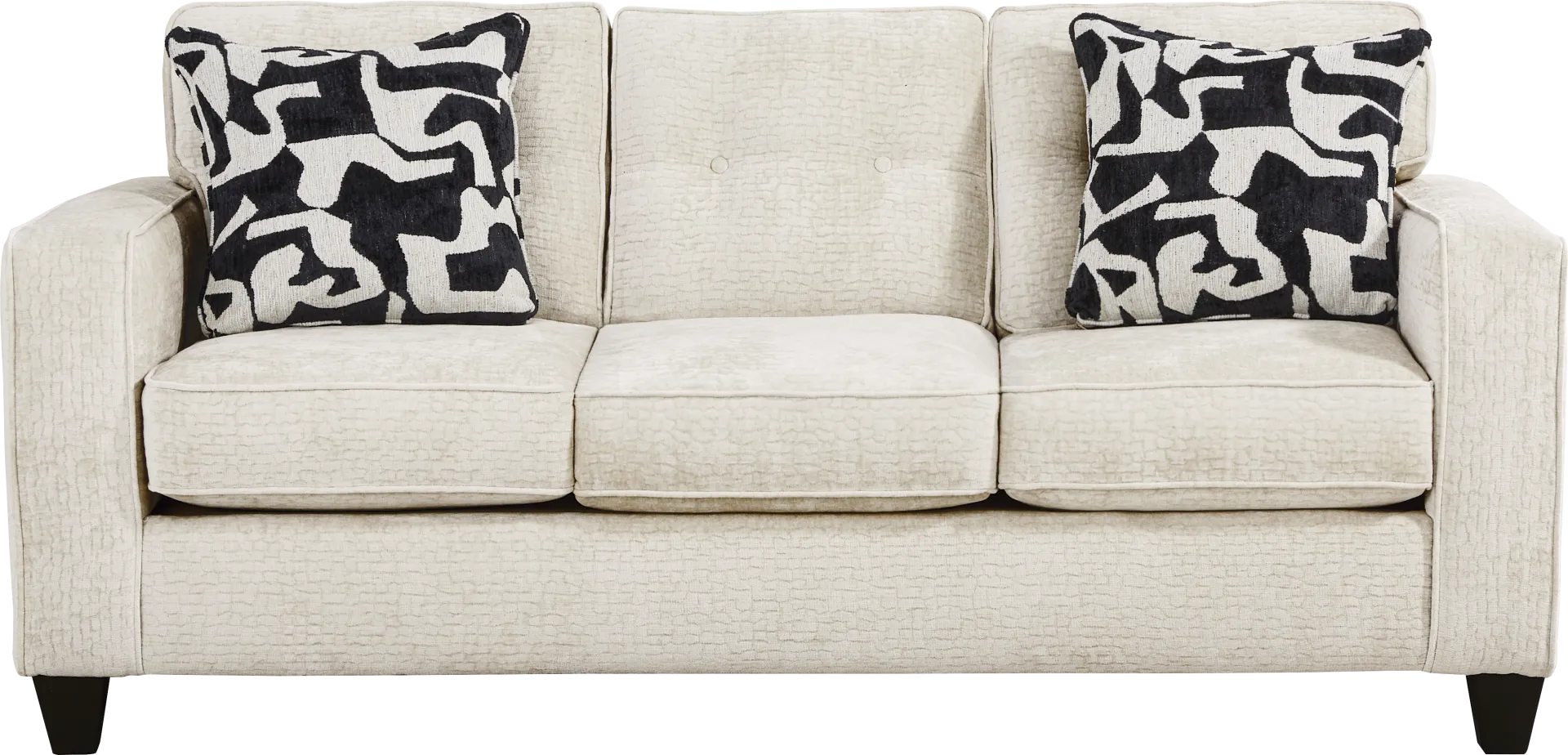 Jamie Cream Sofa - Image 1