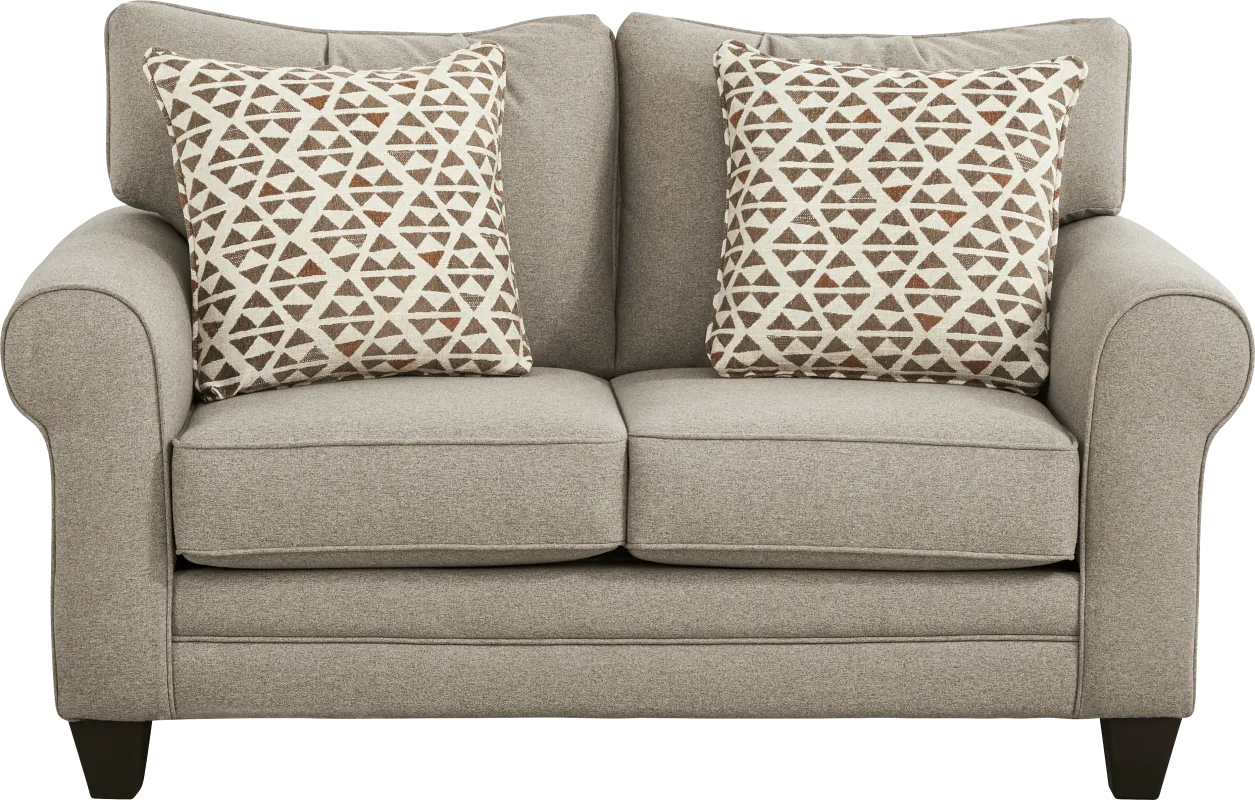 Brewster Tan Loveseat