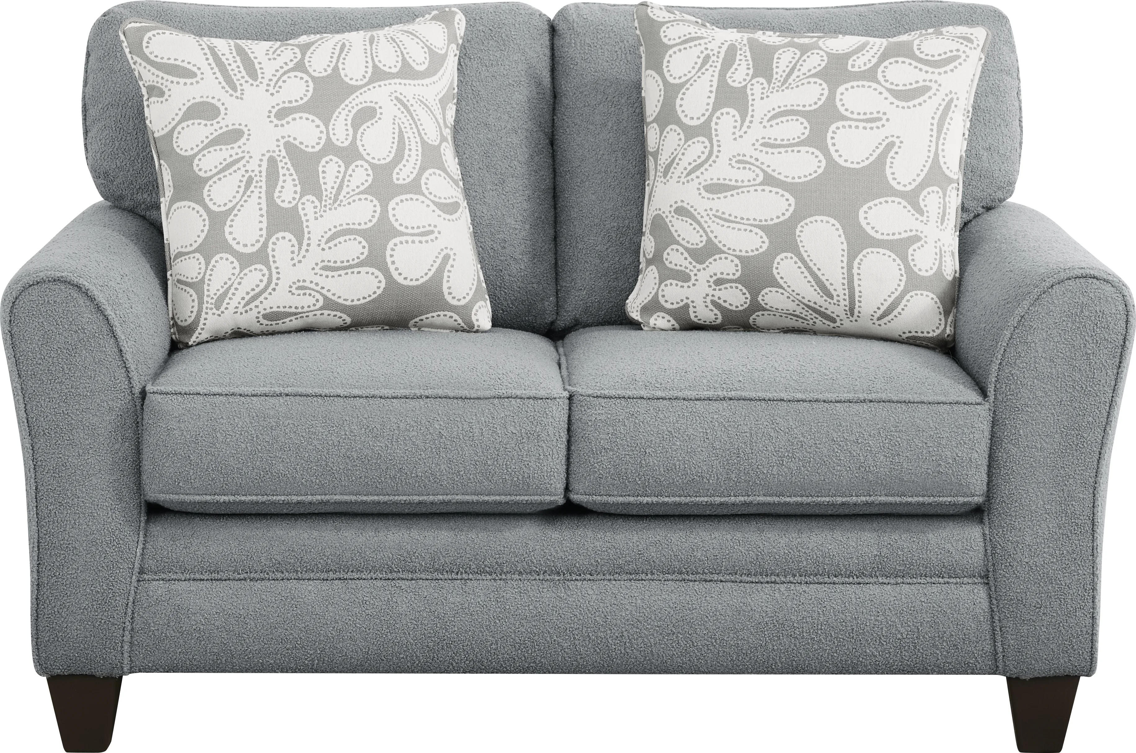 Naiomi Blue Loveseat - Thumbnail - Image 1