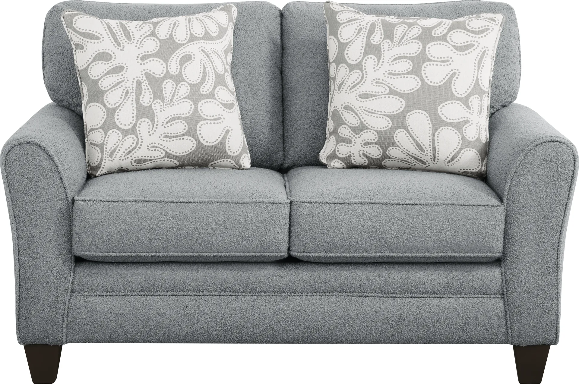 Naiomi Blue Loveseat - Image 1