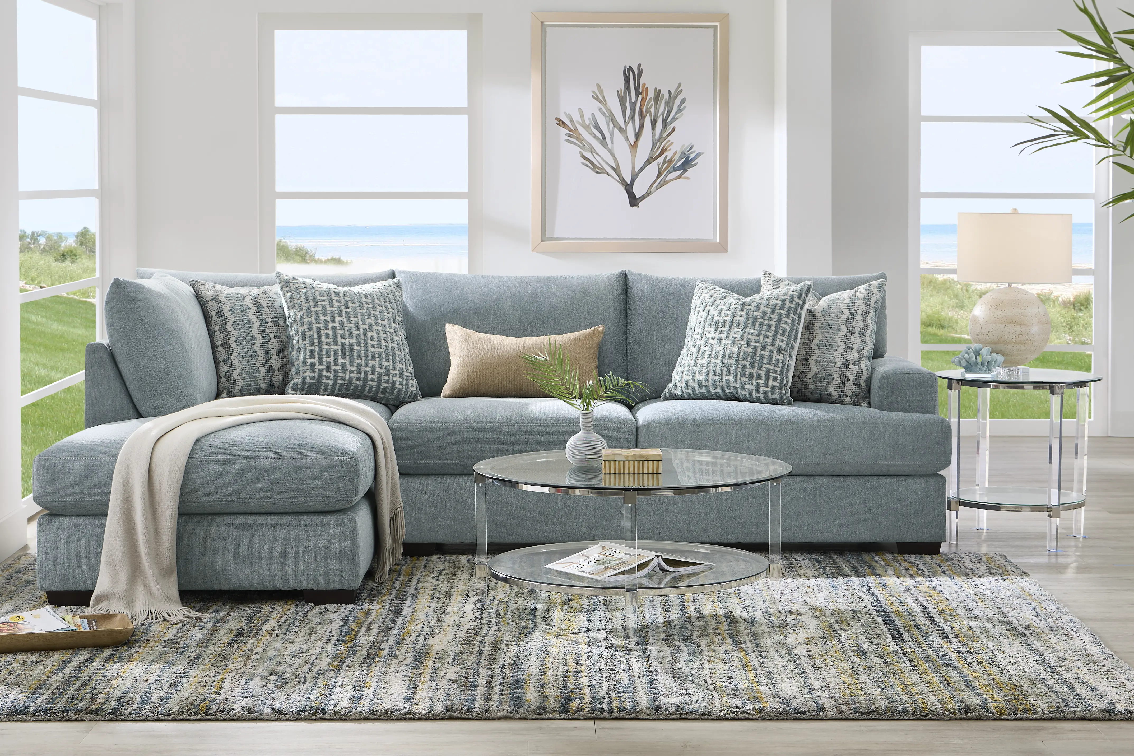 Cypress Street Sky 2 Pc Sectional - Image 1
