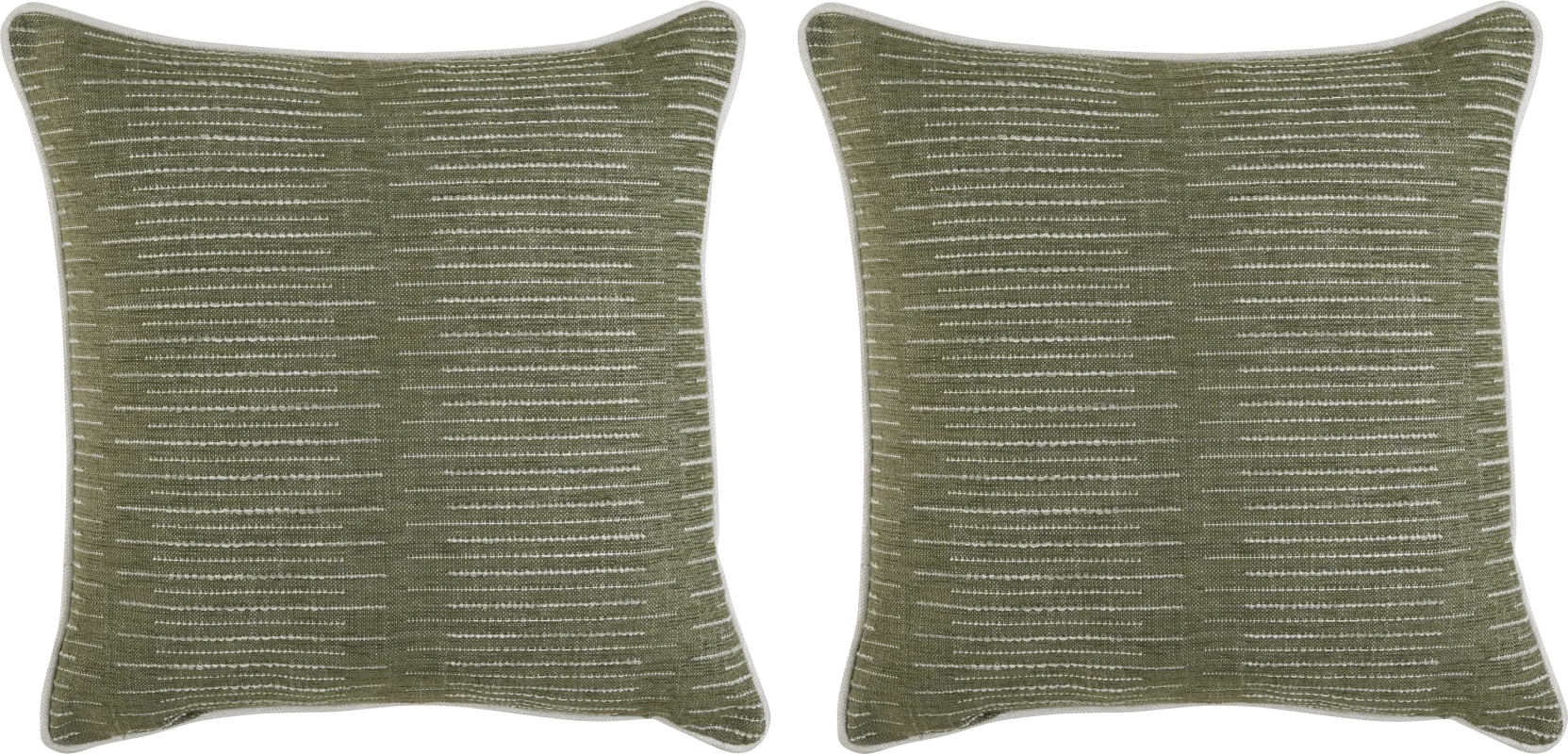 Shadbolt Fatigue Green Indoor/Outdoor Accent Pillow, Set of 2