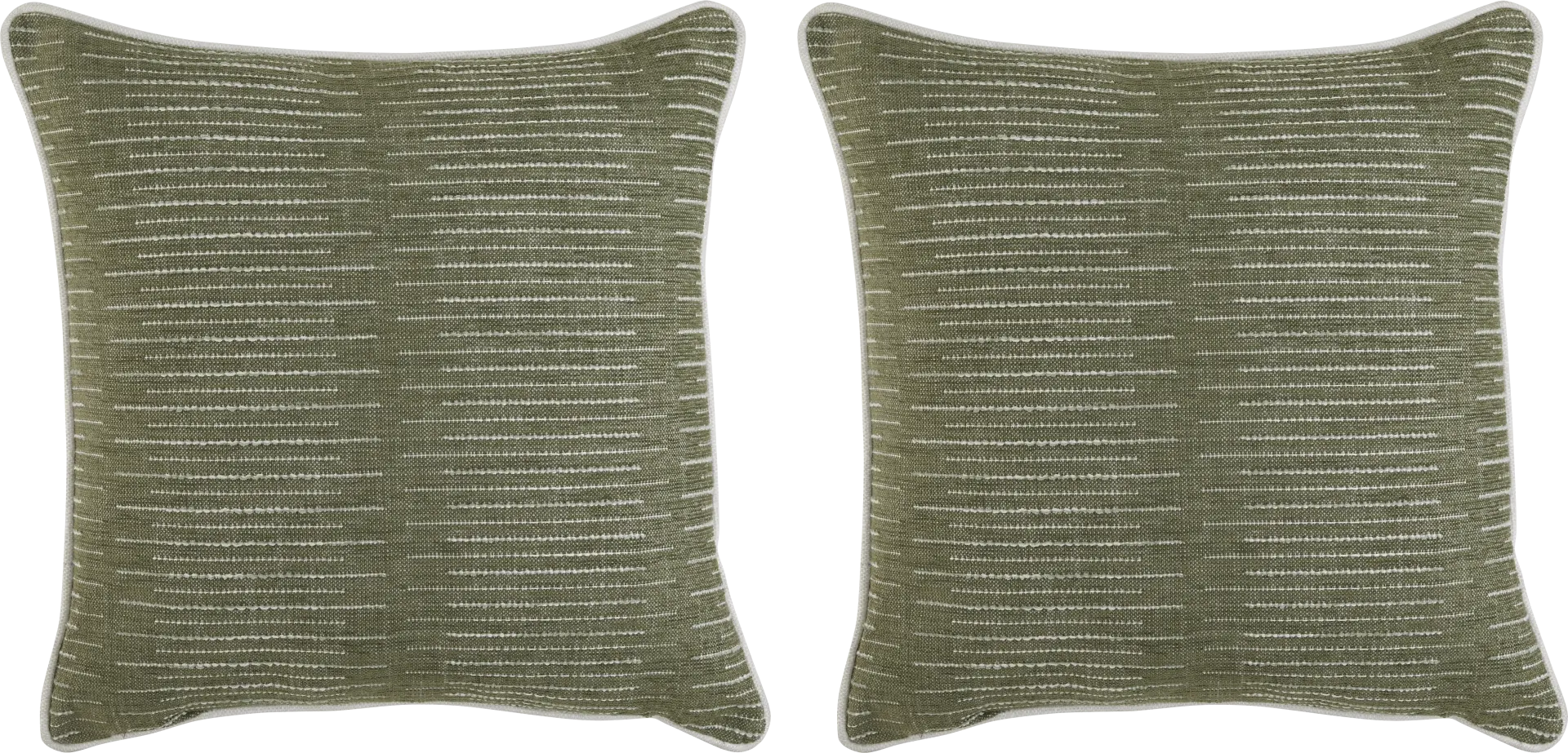 Shadbolt Fatigue Green Indoor/Outdoor Accent Pillow, Set of 2