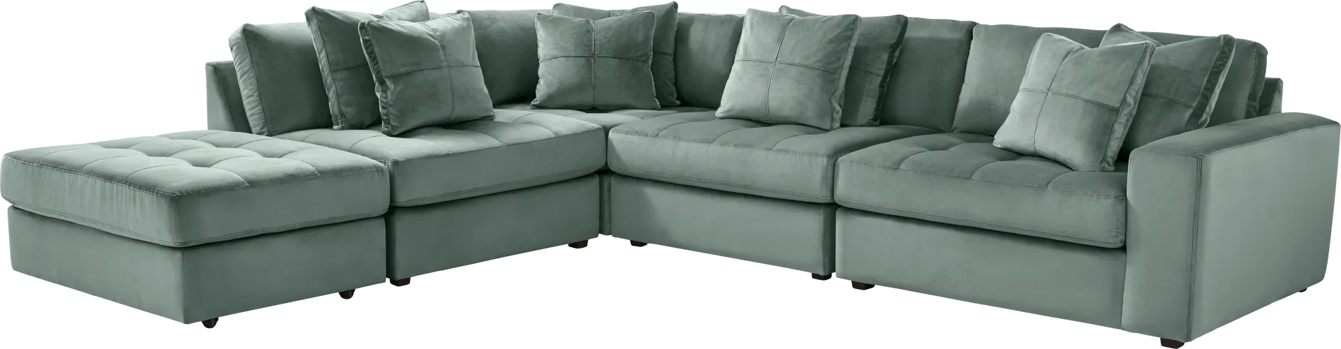 Filmore Evergreen 5 Pc Sectional - Image 1