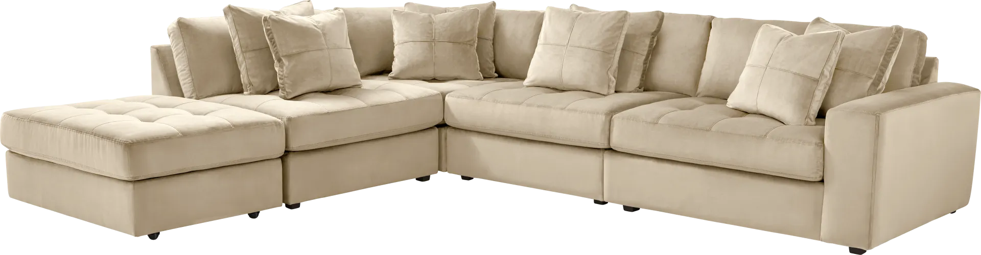 Filmore Sand 5 Pc Sectional - Image 1