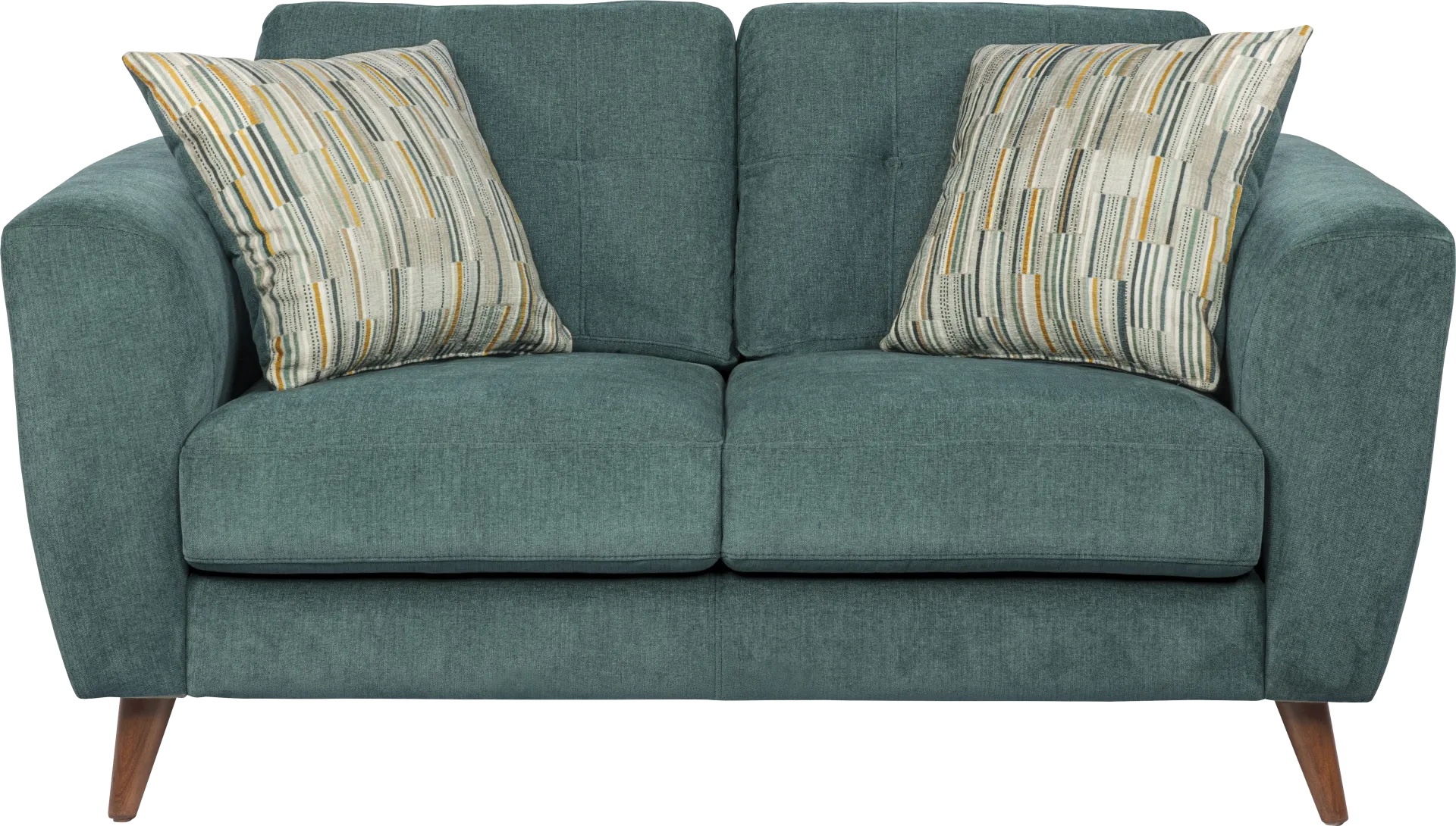 Market Row Teal 5 Pc Living Room - Image 4