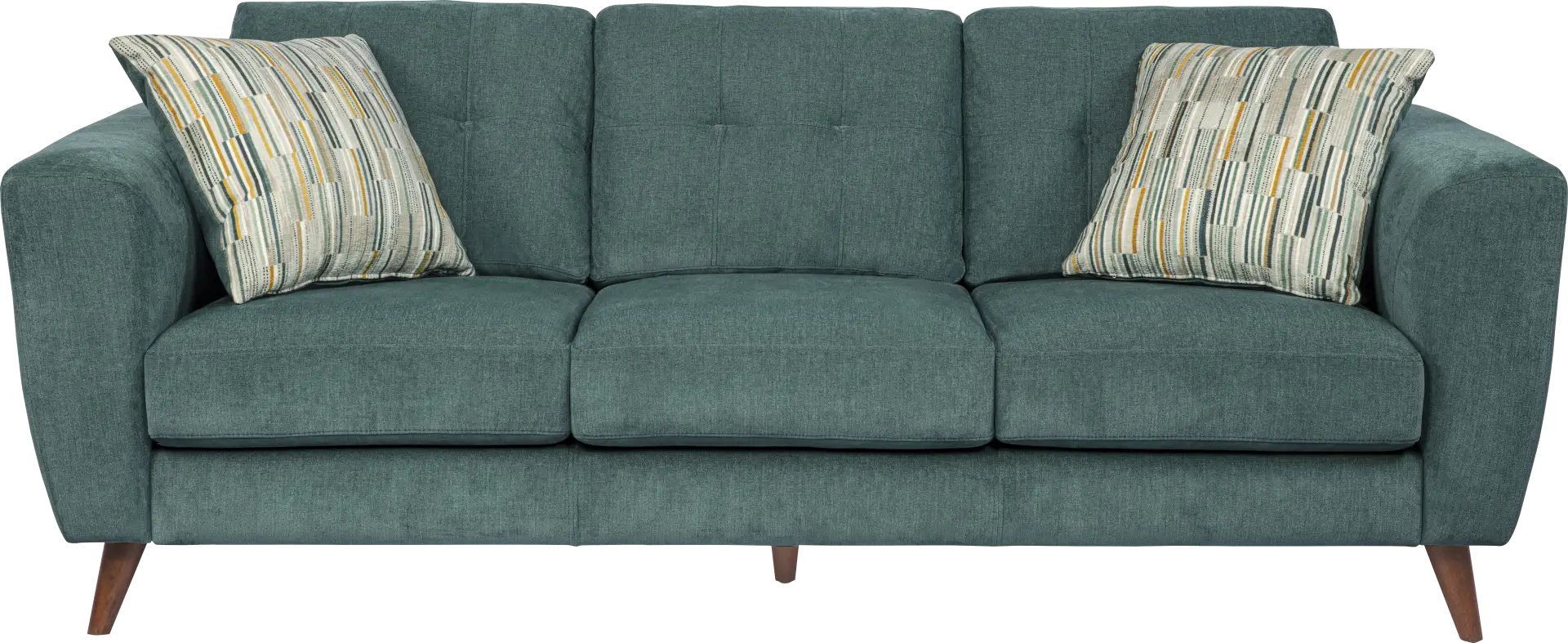 Market Row Teal Sofa