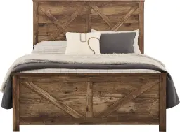 3 pc queen panel bed