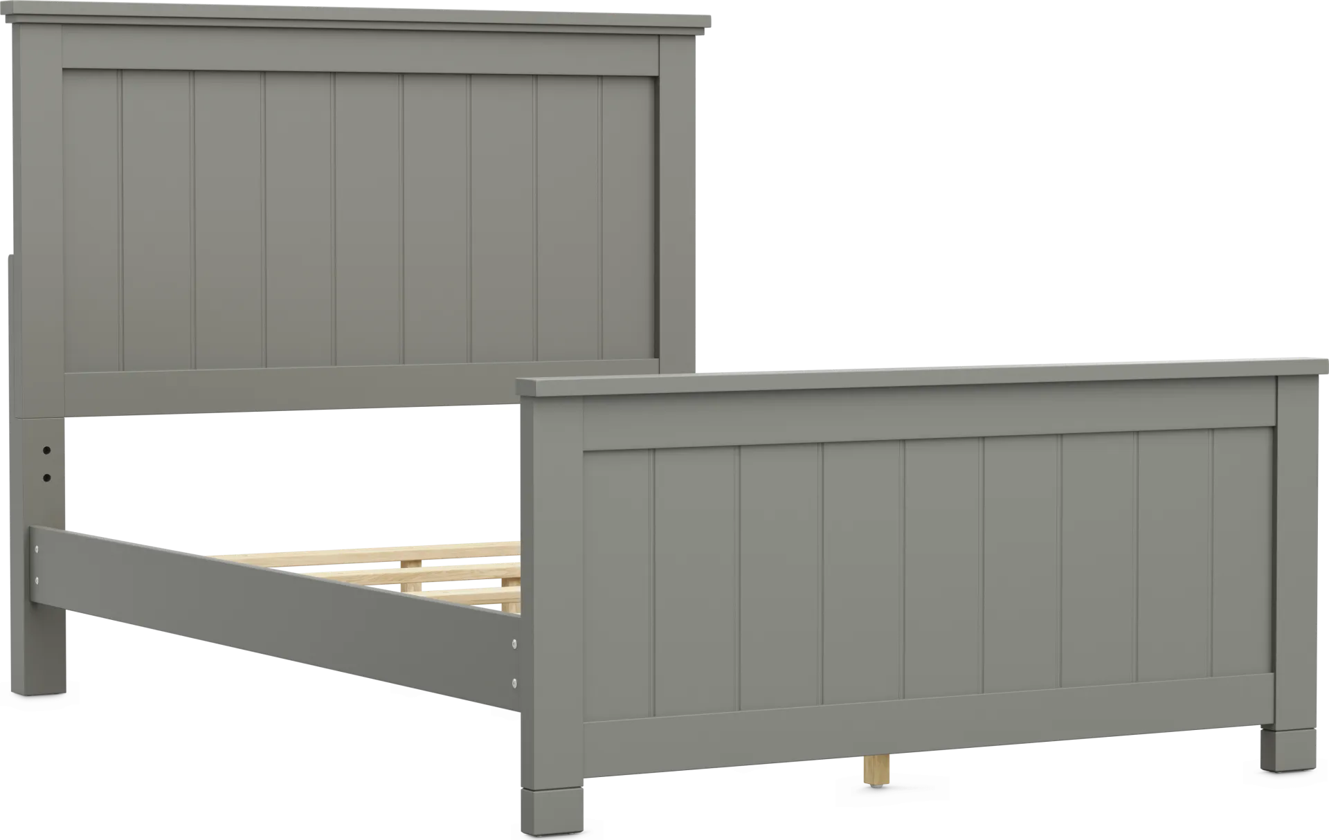 Kids Cottage Colors 2.0 Gray Full Panel Bed - Image 1