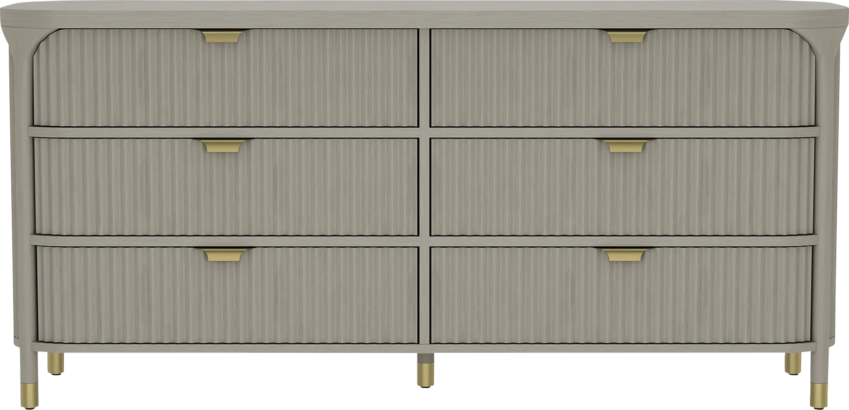 Zyme Gray Dresser - Image 1