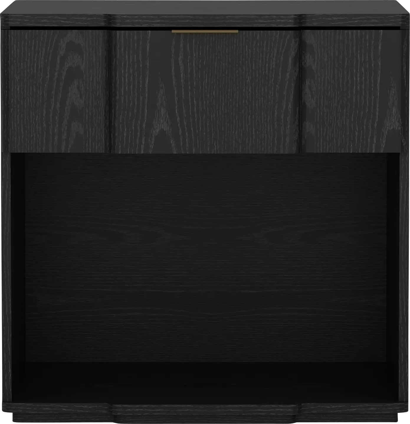 Socia II Black/Gold Nightstand