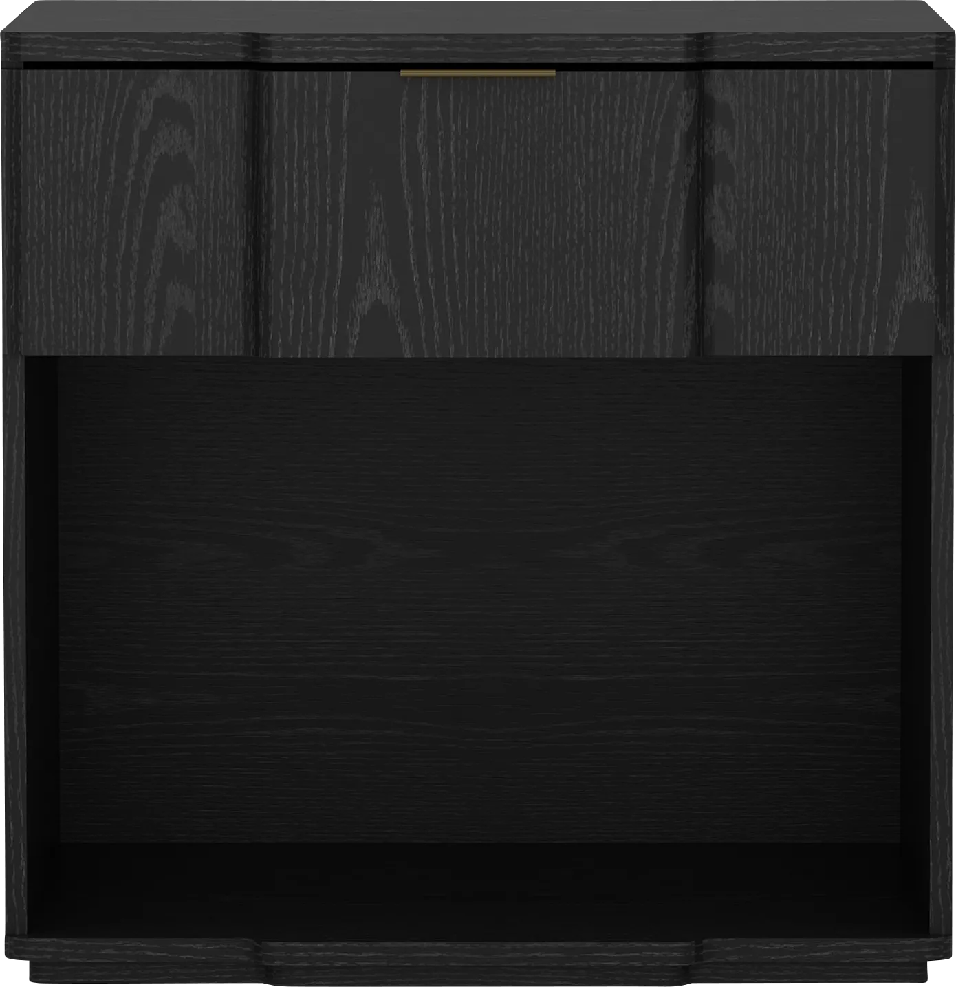 Socia II Black/Gold Nightstand - Image 1