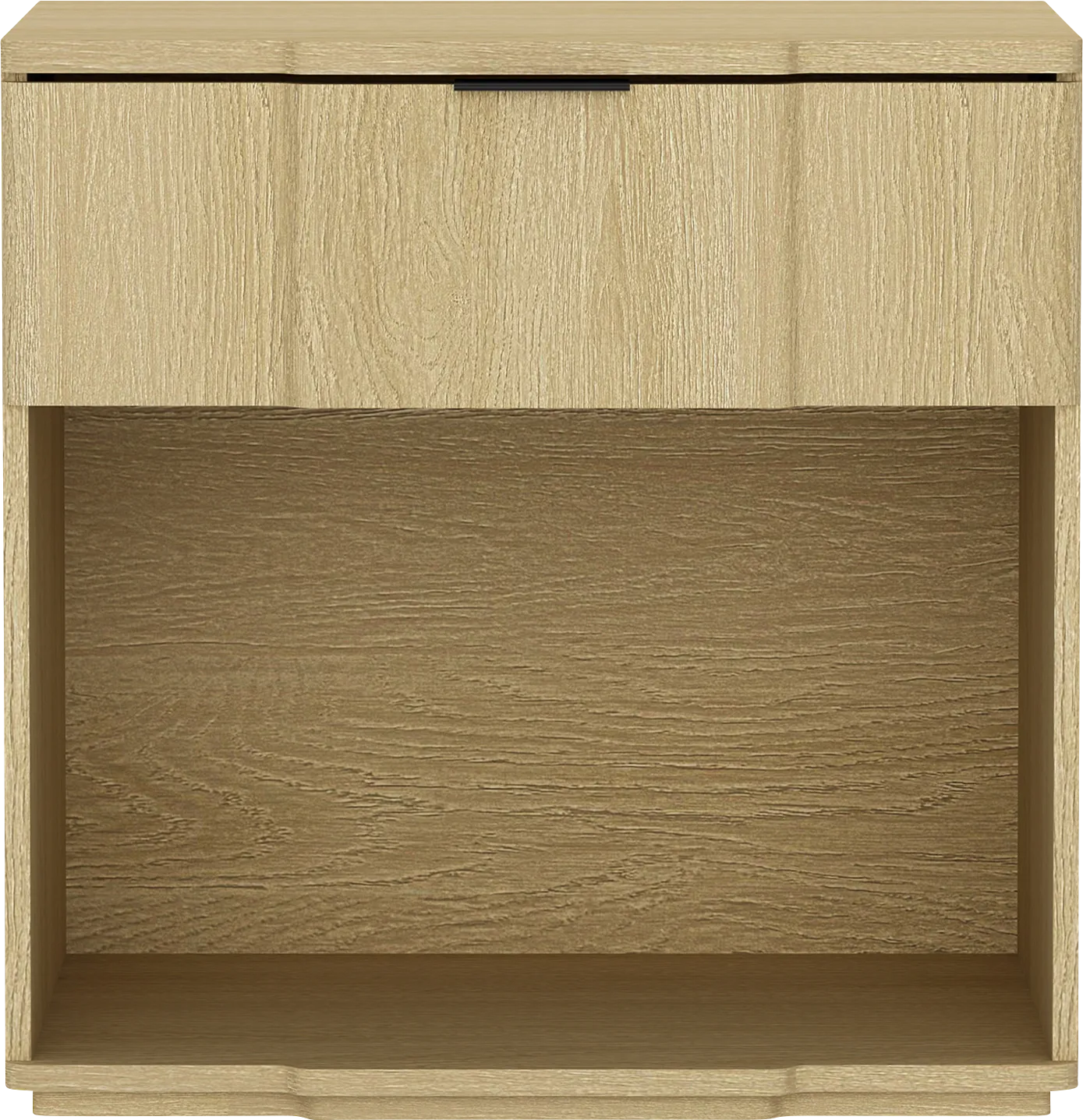 Socia II Natural/Black Nightstand - Image 1