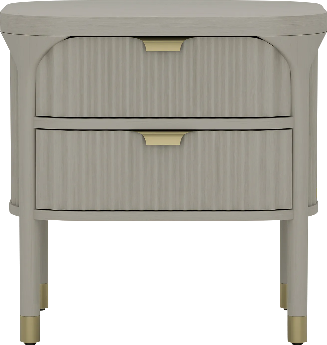 Erziv Gray Nightstand - Thumbnail - Image 1