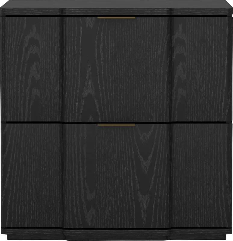 Socia I Black/Gold Nightstand