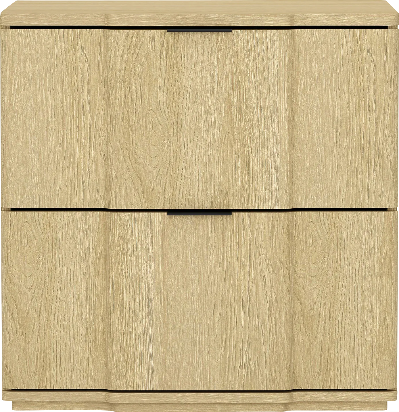 Socia I Natural/Black Nightstand - Image 1