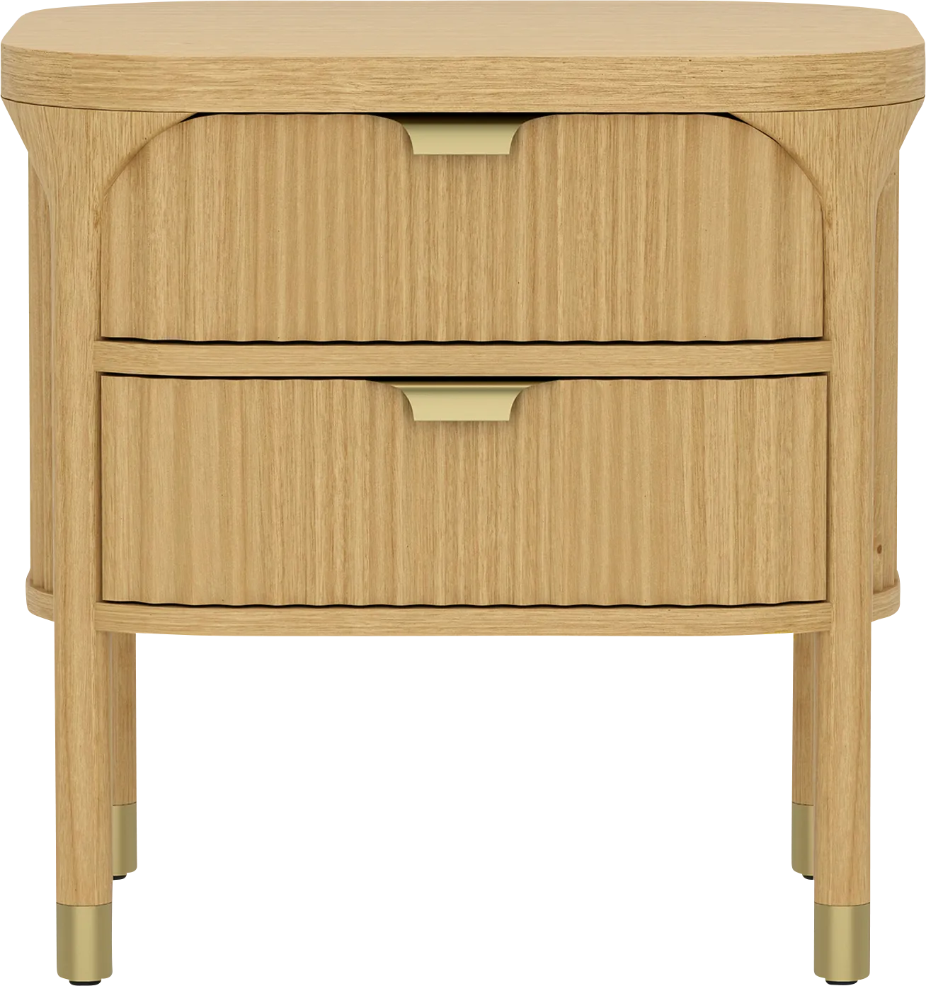 Erziv Brown Nightstand - Image 1