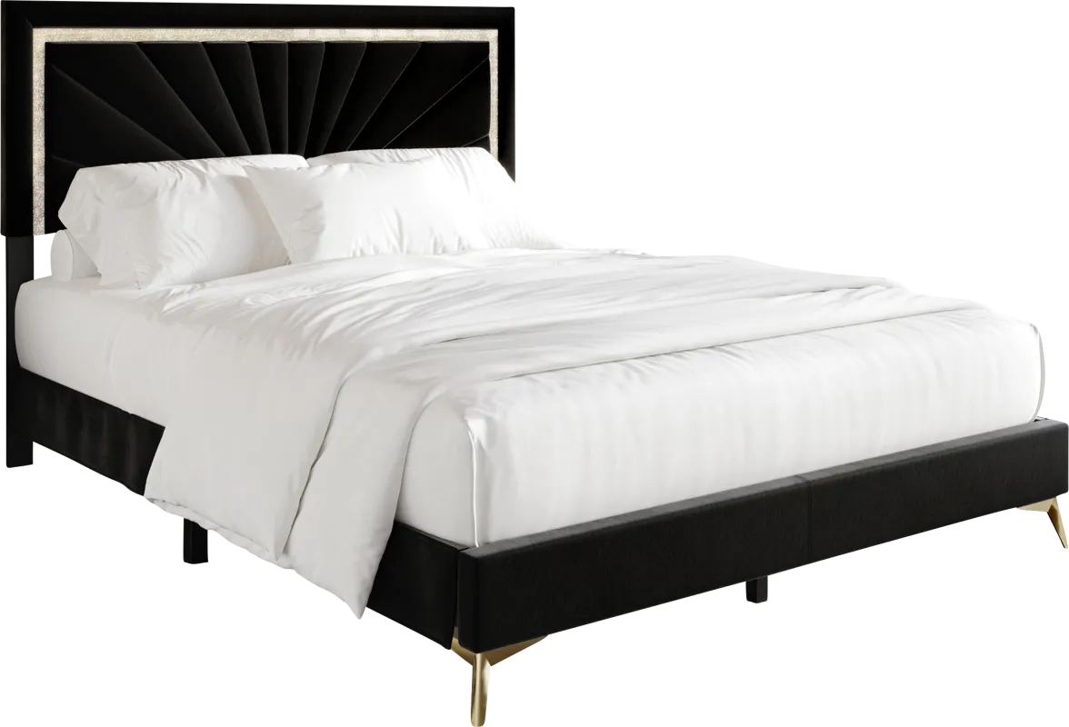 Locust Black Twin Bed