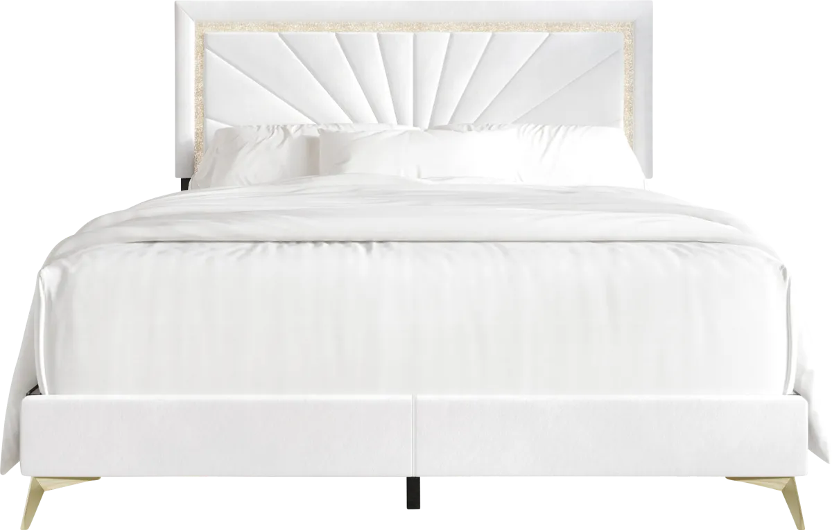 Locus Bed Locust White Wood Twin Bed | Rooms to Go