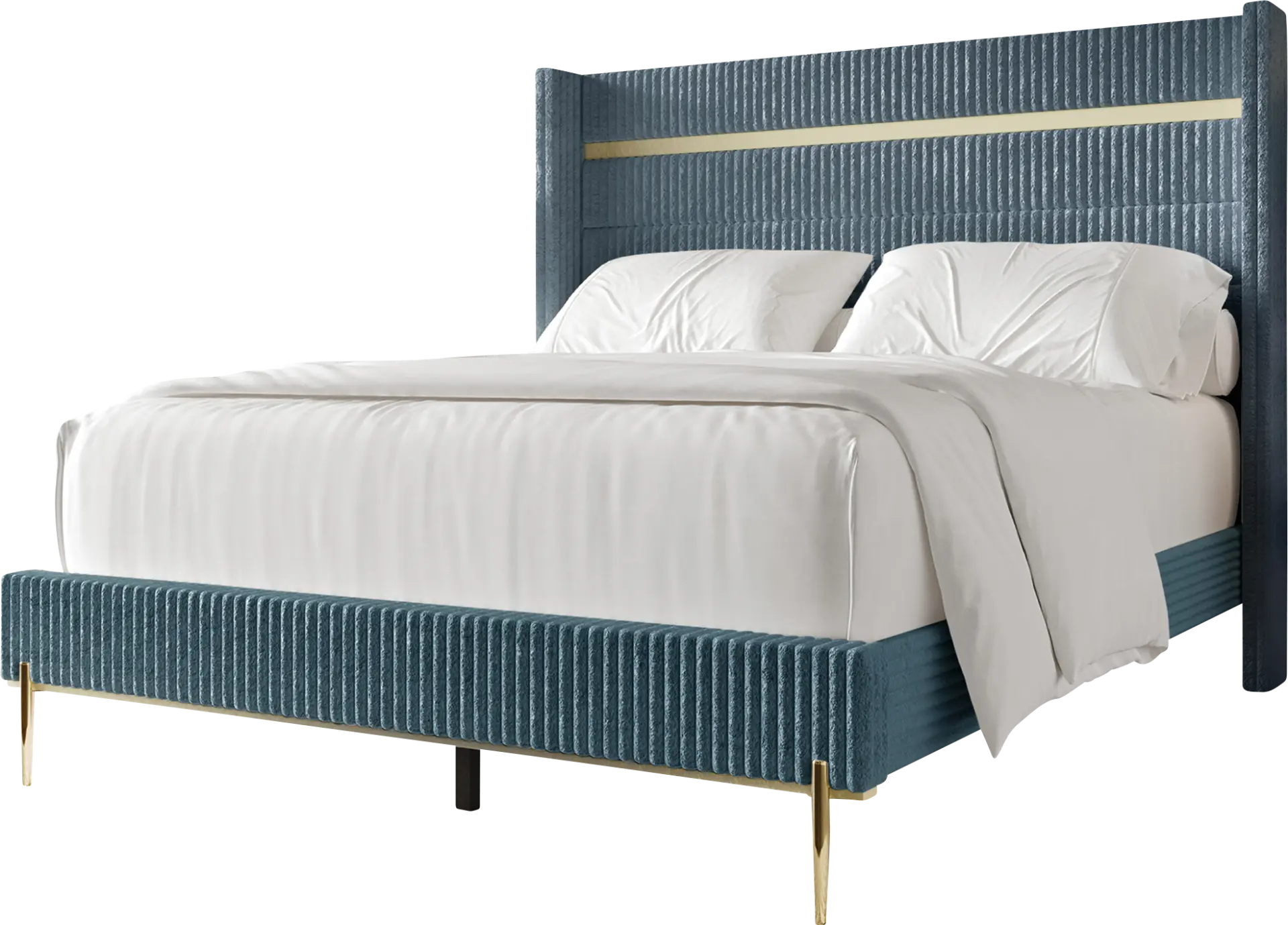 Lilypadway Blue Twin Bed